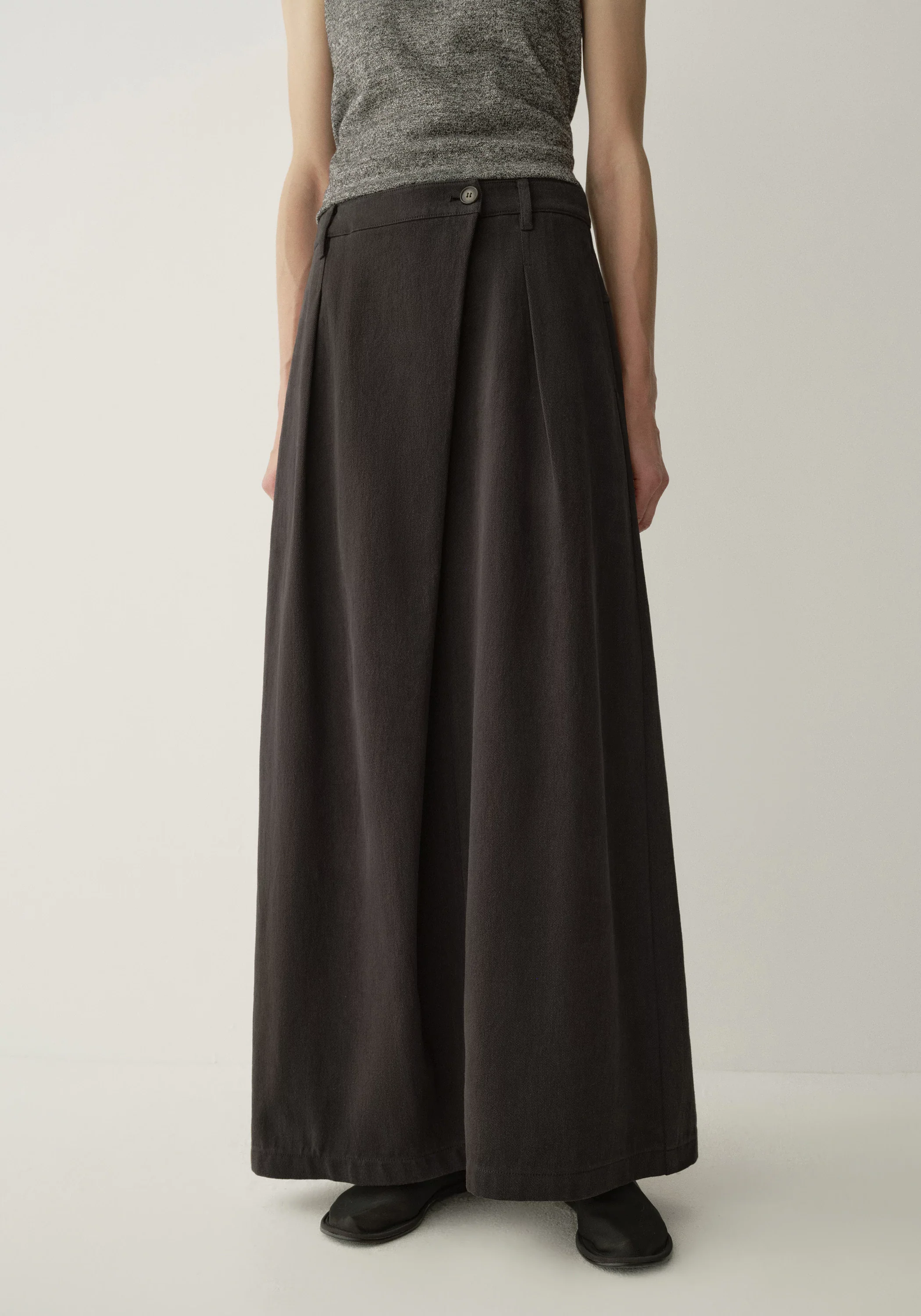 Cotton-linen Maxi Skirt - Image 14