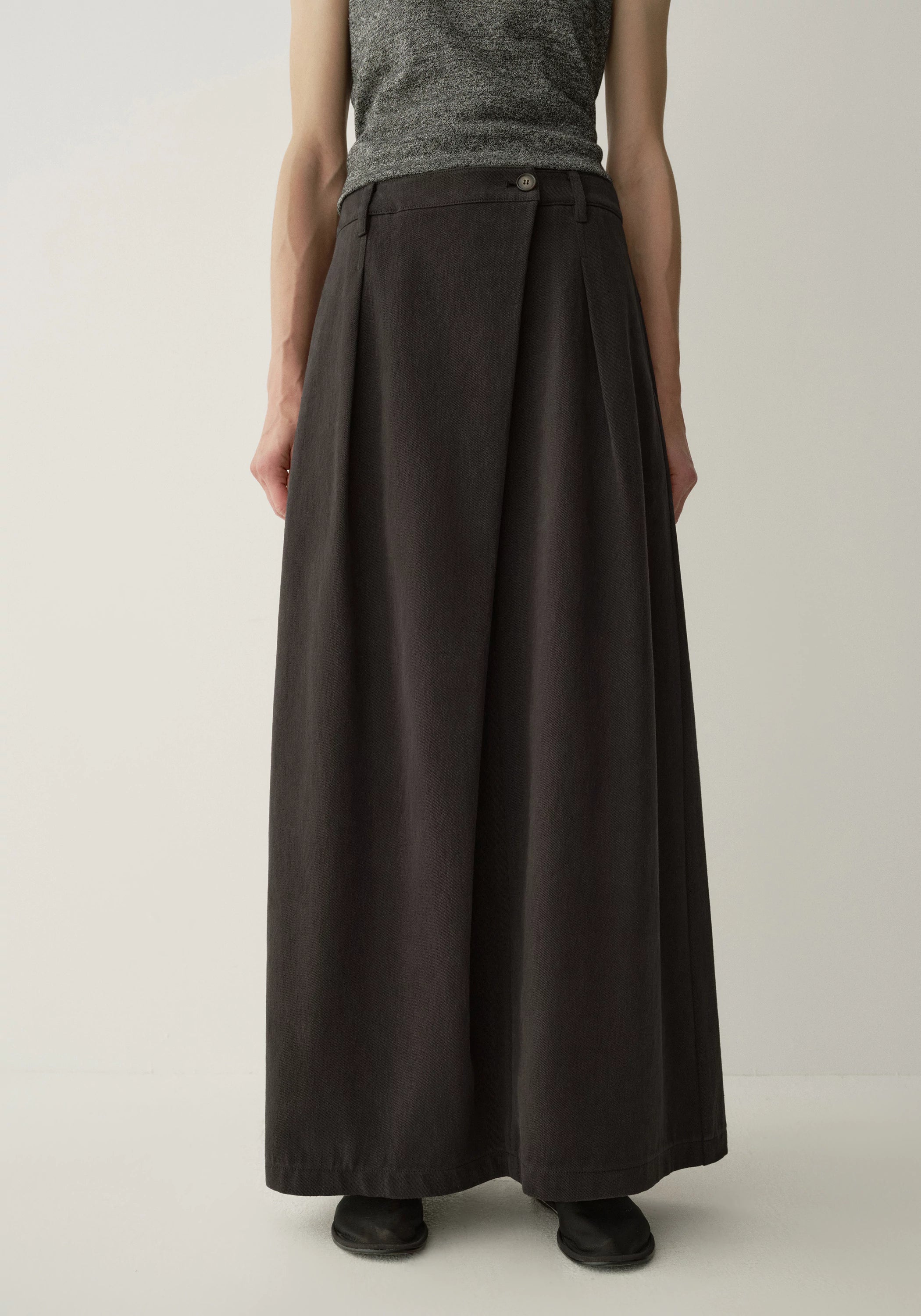 Cotton-linen Maxi Skirt - Image 15