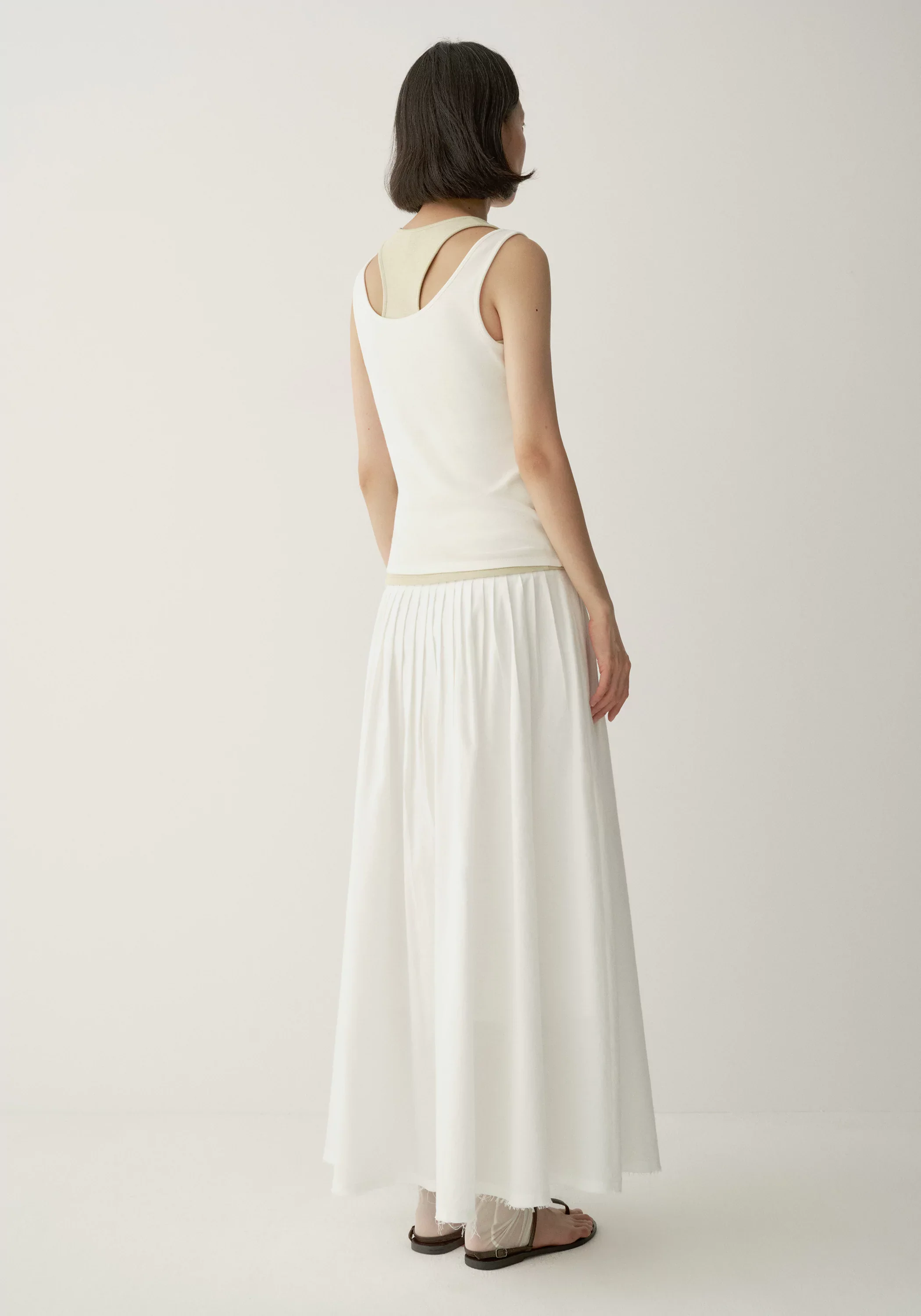 Tucked Pleat Skirt - Image 11