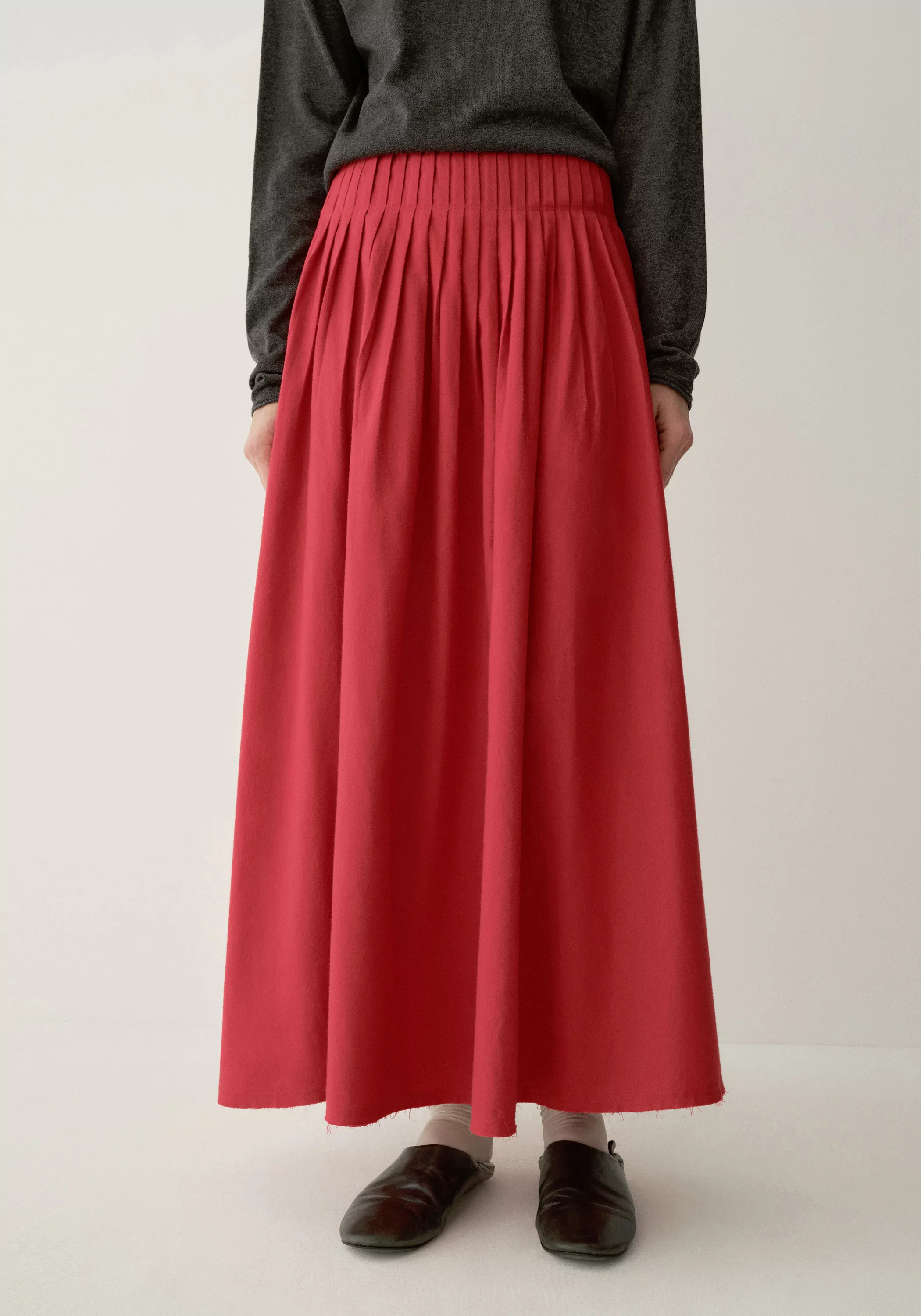 Tucked Pleat Skirt - Image 20