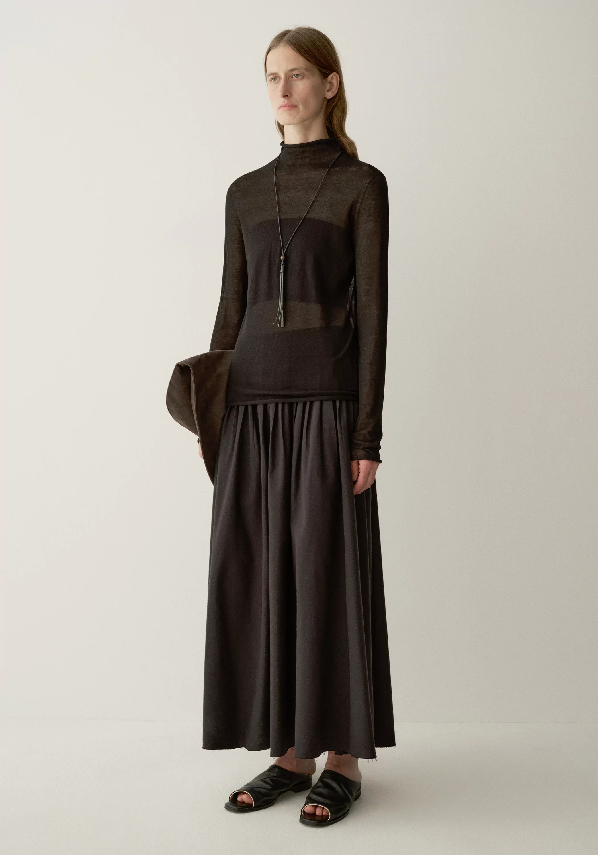 Tucked Pleat Skirt - Image 5