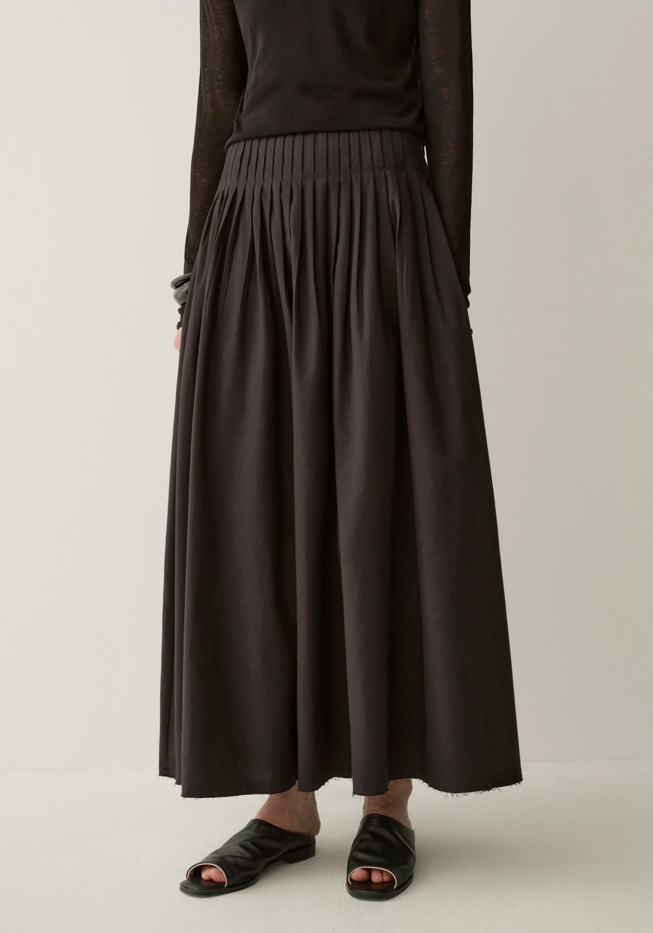 Tucked Pleat Skirt - Image 8