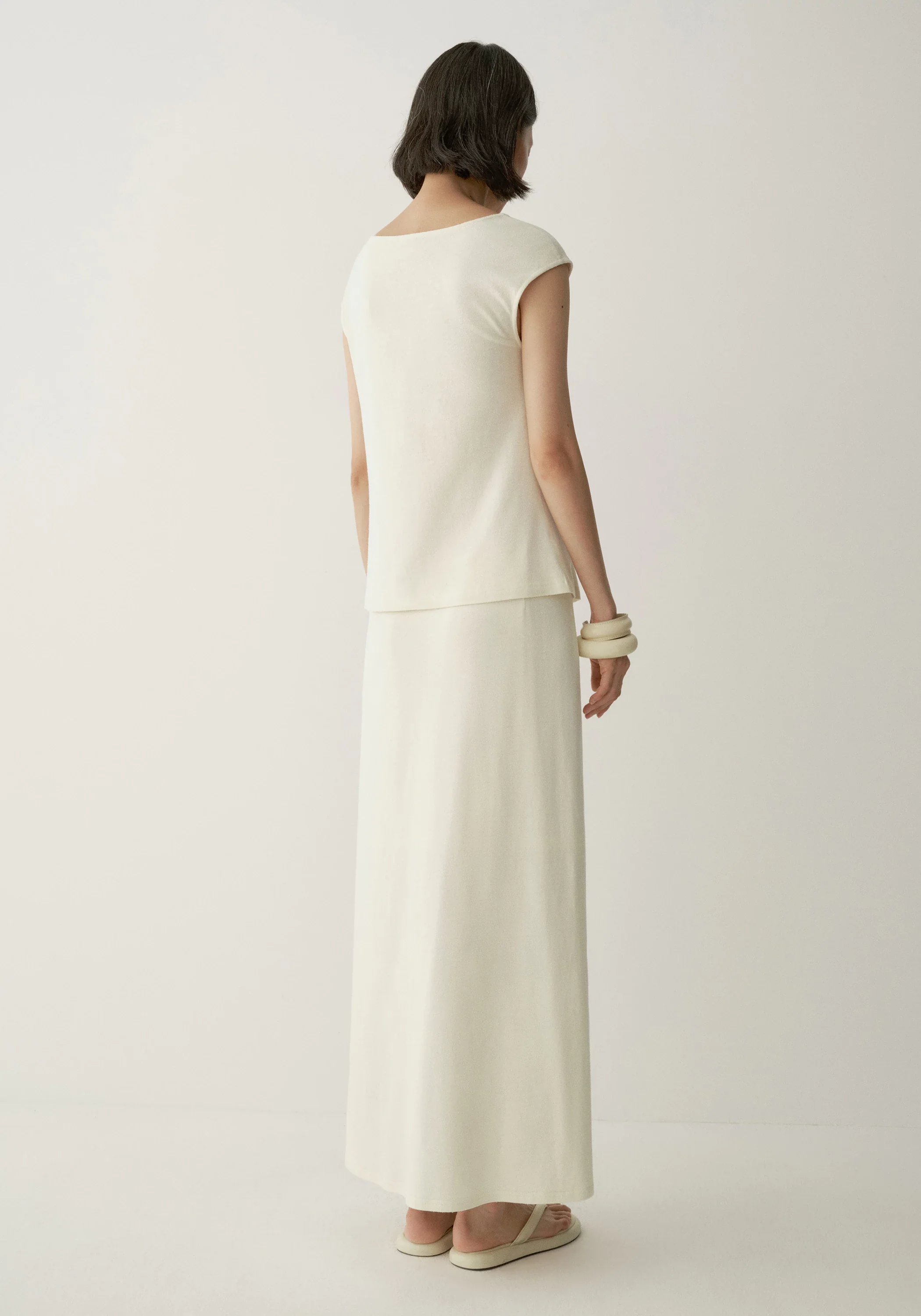 Knot-tie Wrap Skirt - Image 11