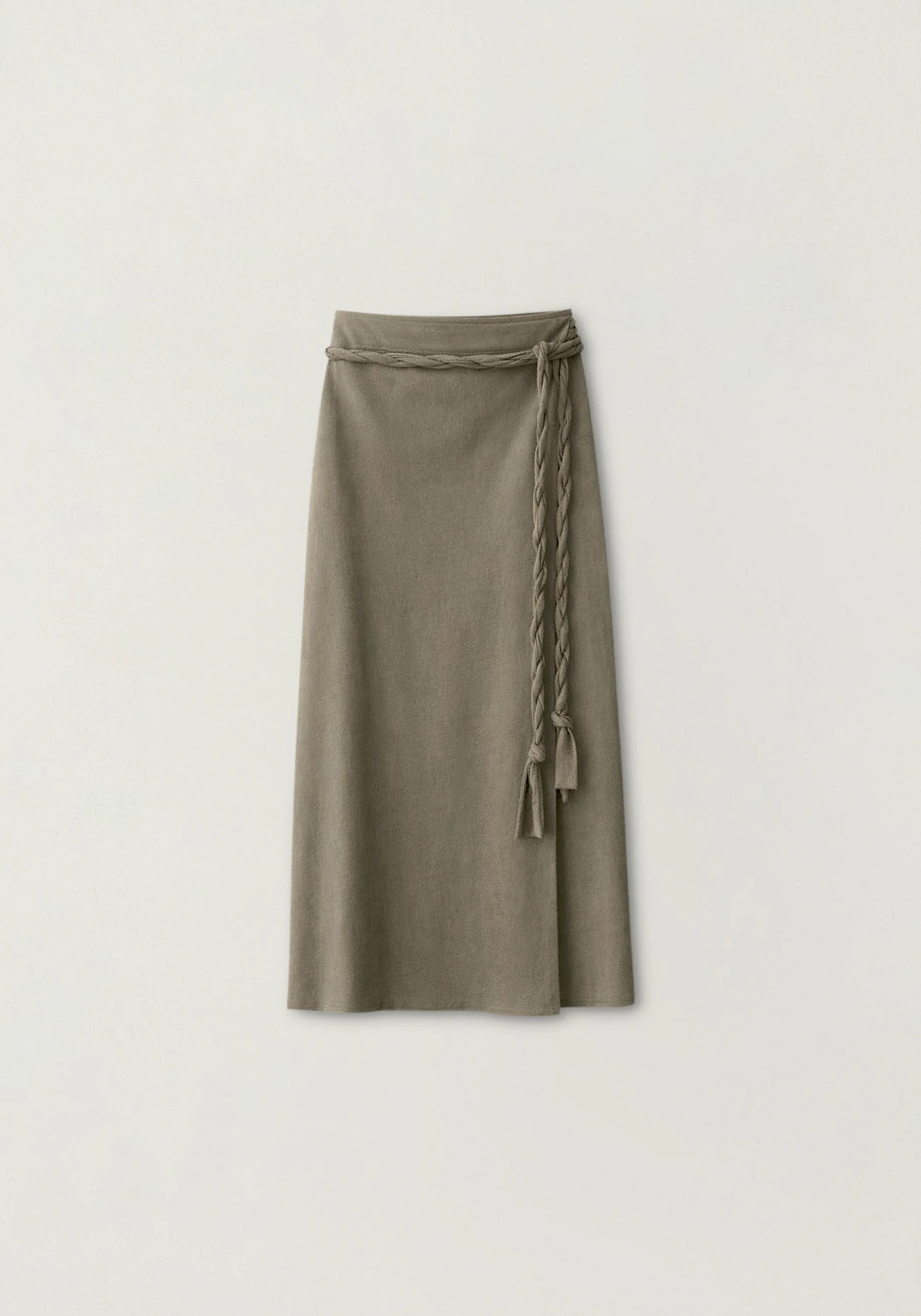 Knot-tie Wrap Skirt - Image 2