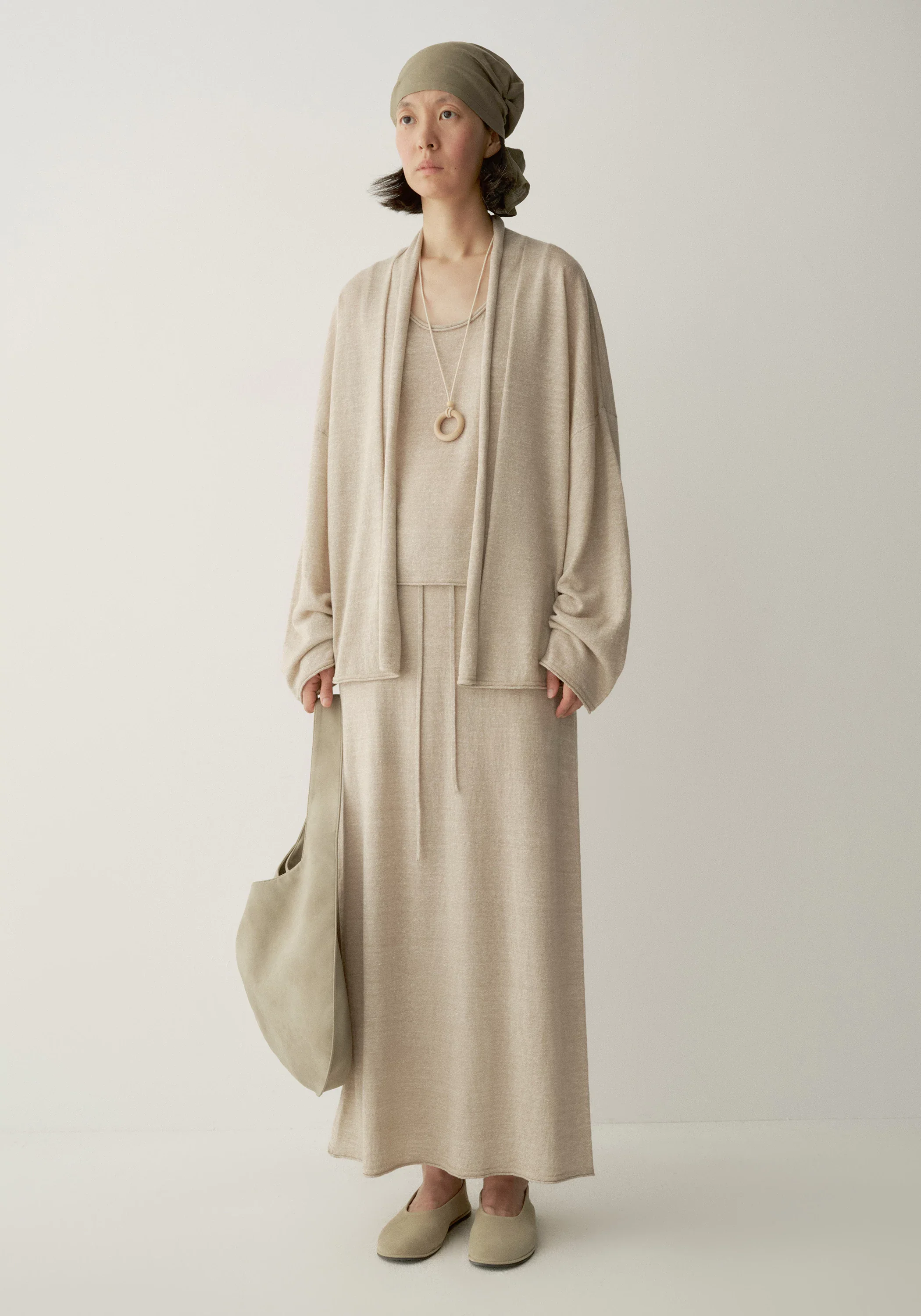 Wool-linen Knitted Cardigan - Image 10