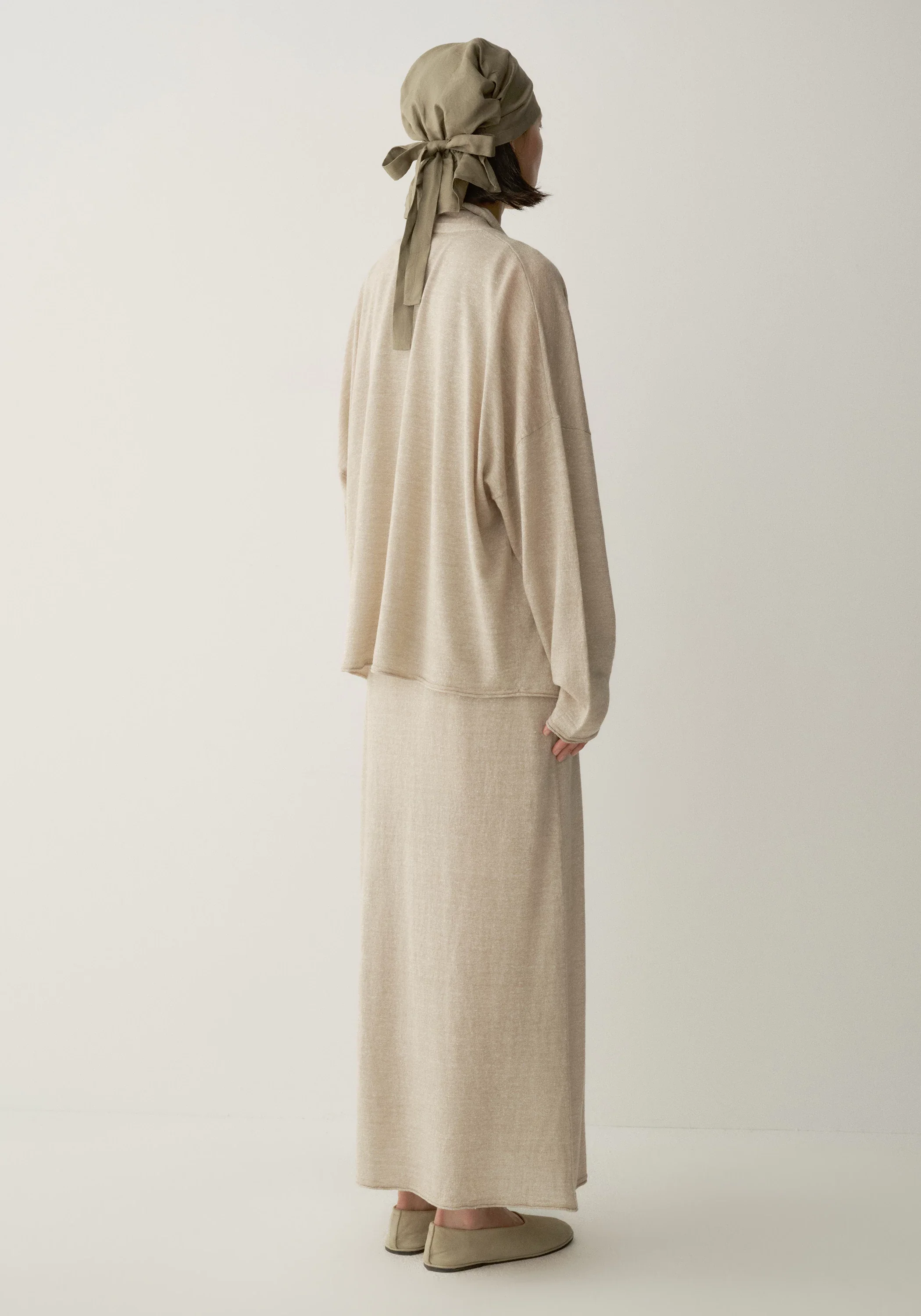 Wool-linen Knitted Cardigan - Image 11