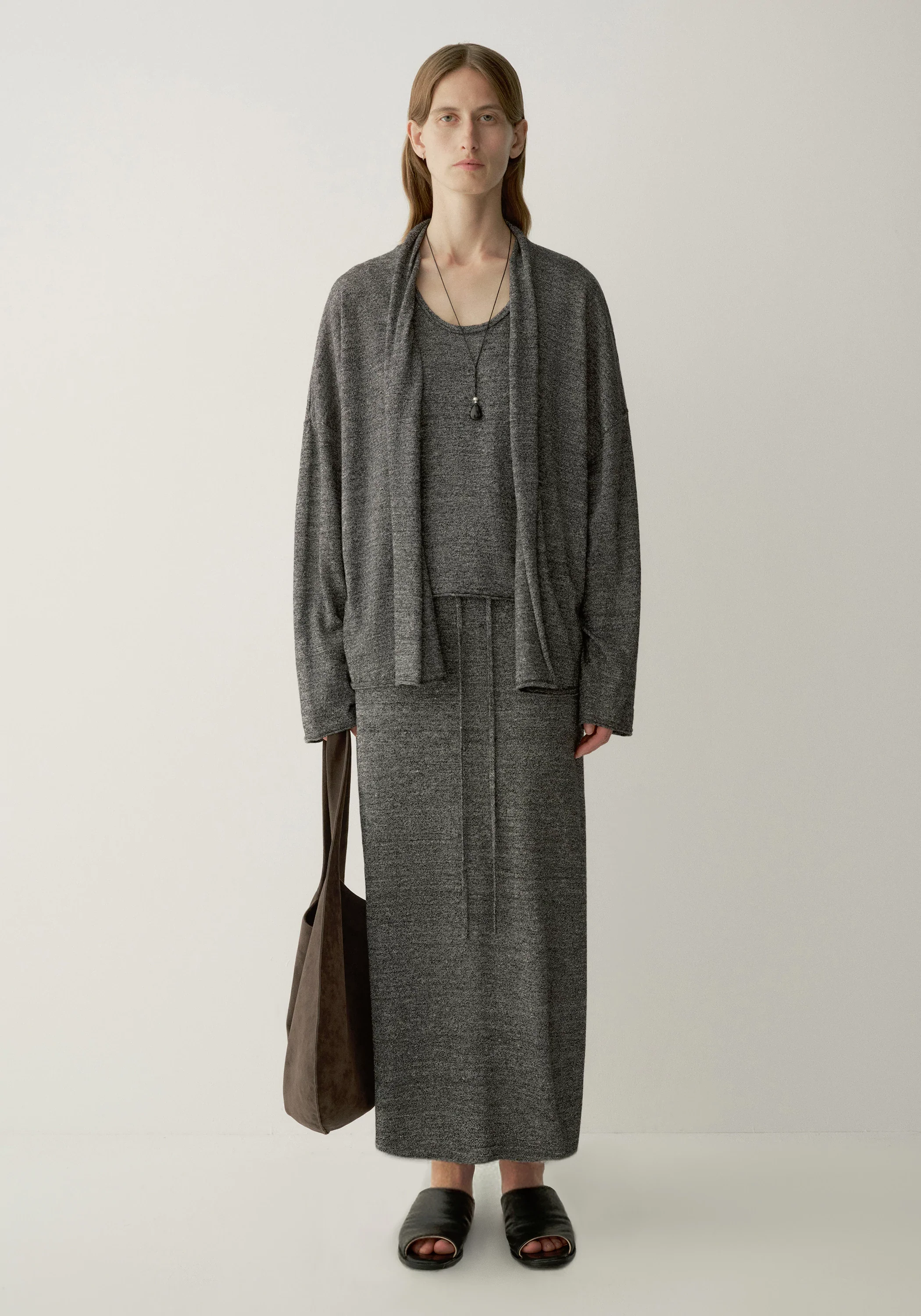 Wool-linen Knitted Cardigan - Image 3