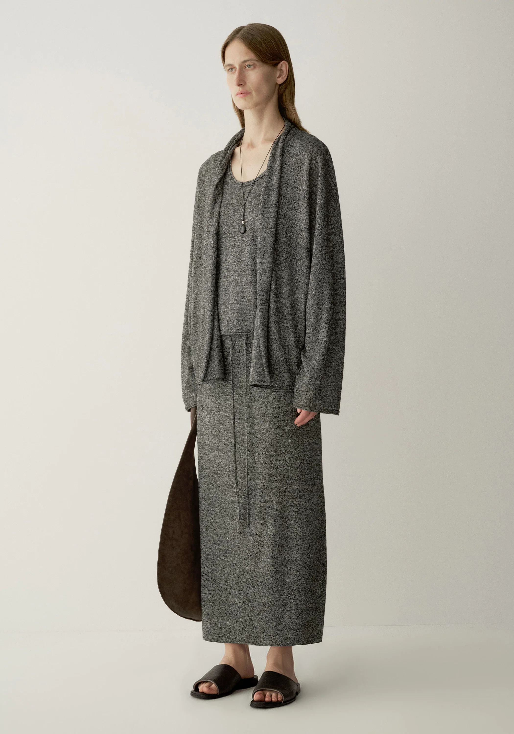 Wool-linen Knitted Cardigan - Image 4