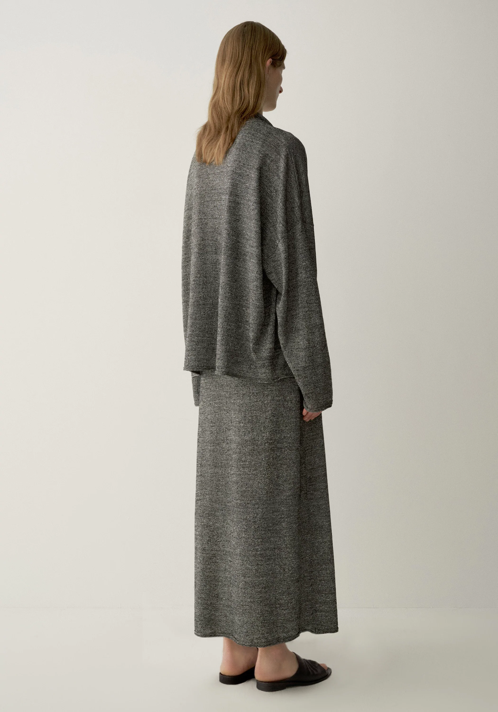 Wool-linen Knitted Cardigan - Image 5