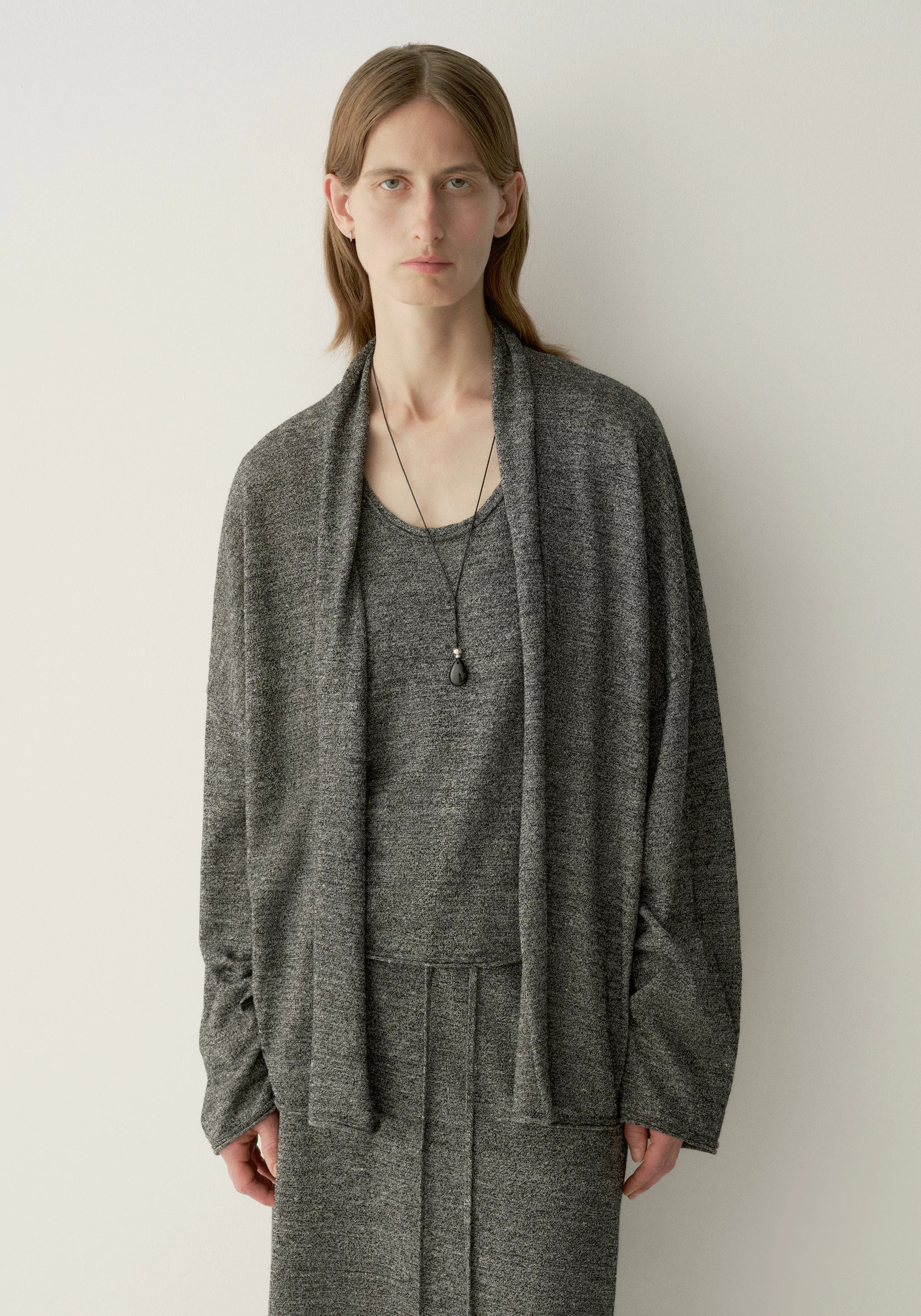 Wool-linen Knitted Cardigan - Image 6