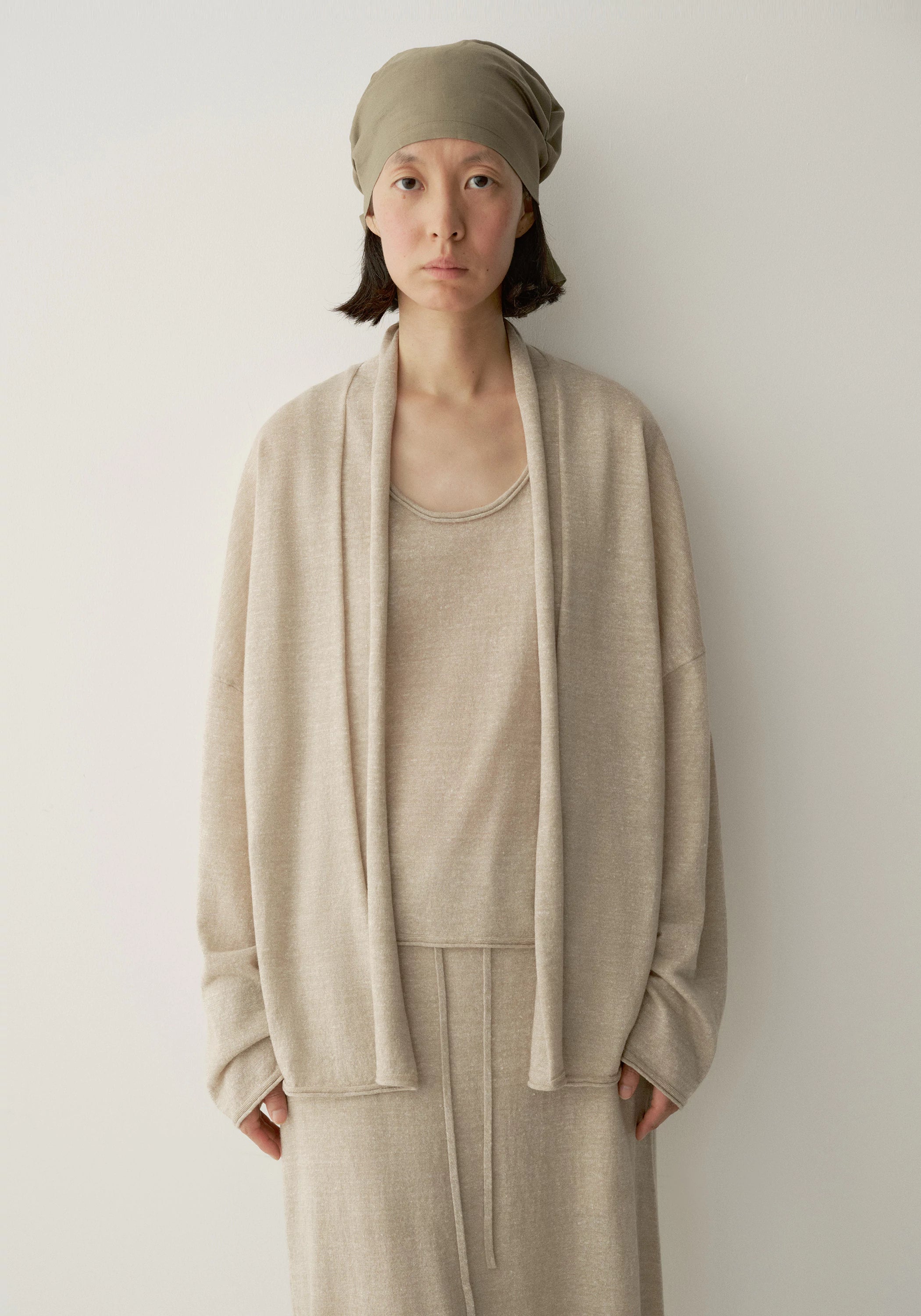 Wool-linen Knitted Cardigan - Image 8