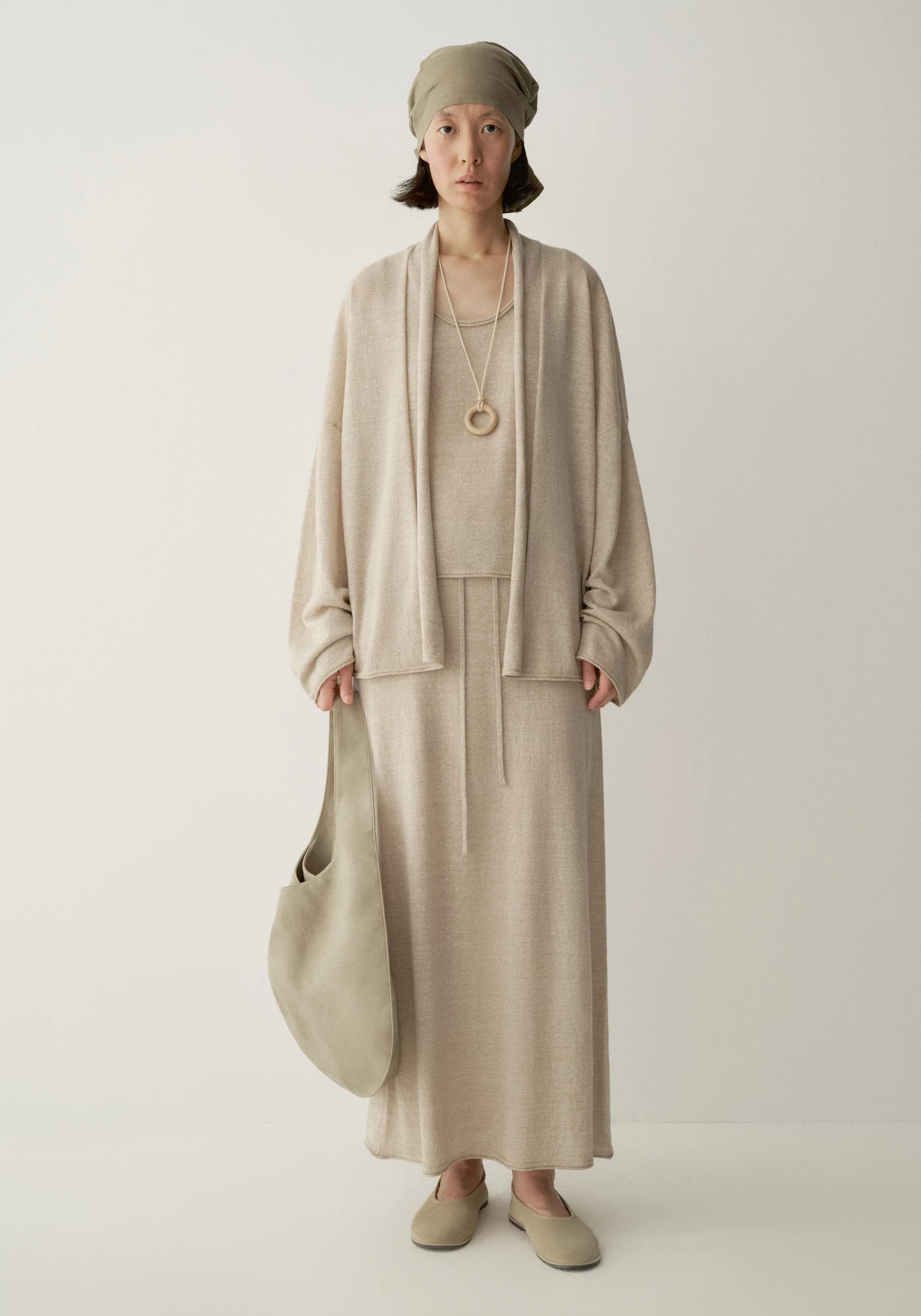 Wool-linen Knitted Cardigan - Image 9