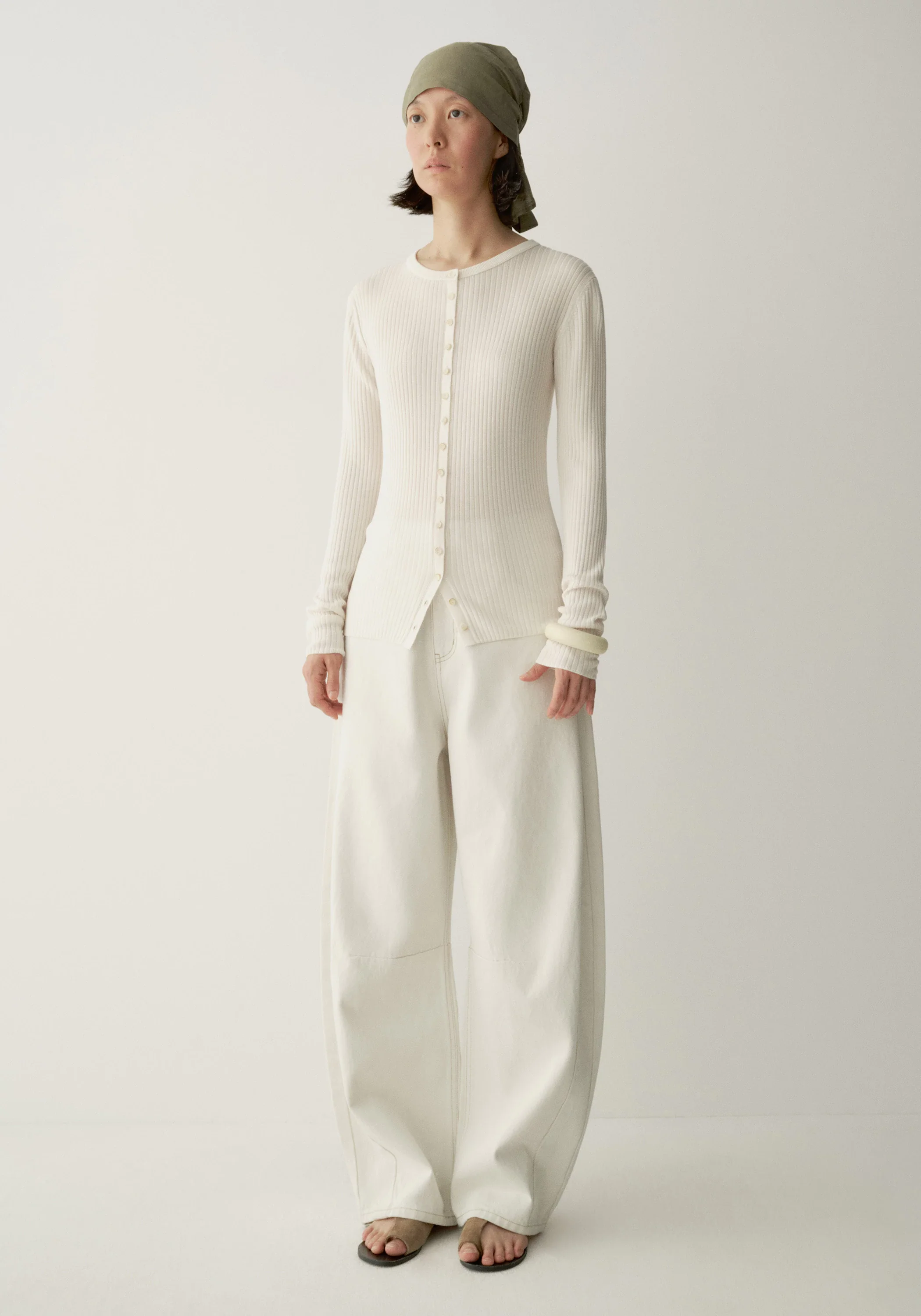 Ribbed Knit Cardigan - Image 10