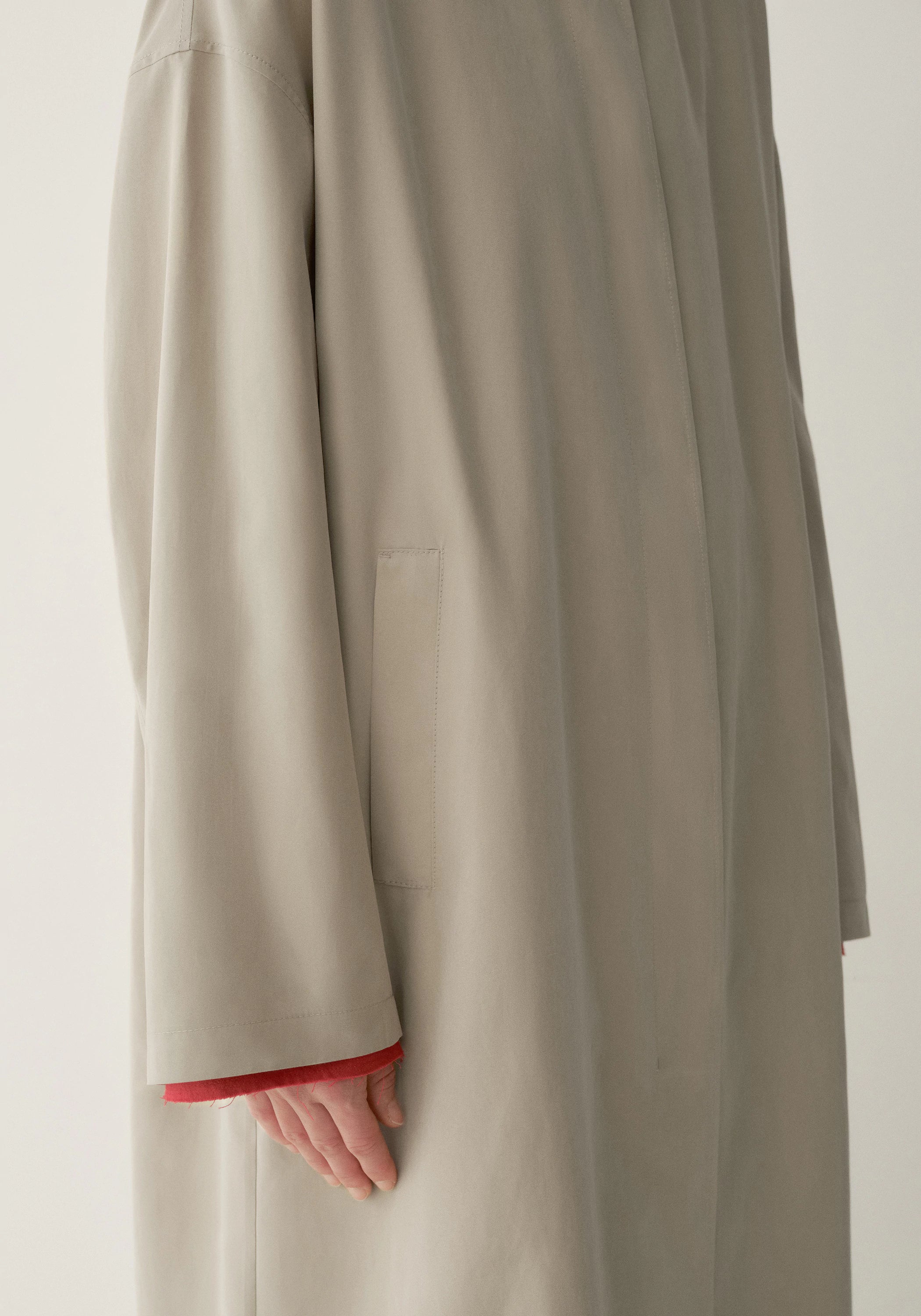 Long Straight Trench Coat - Image 15