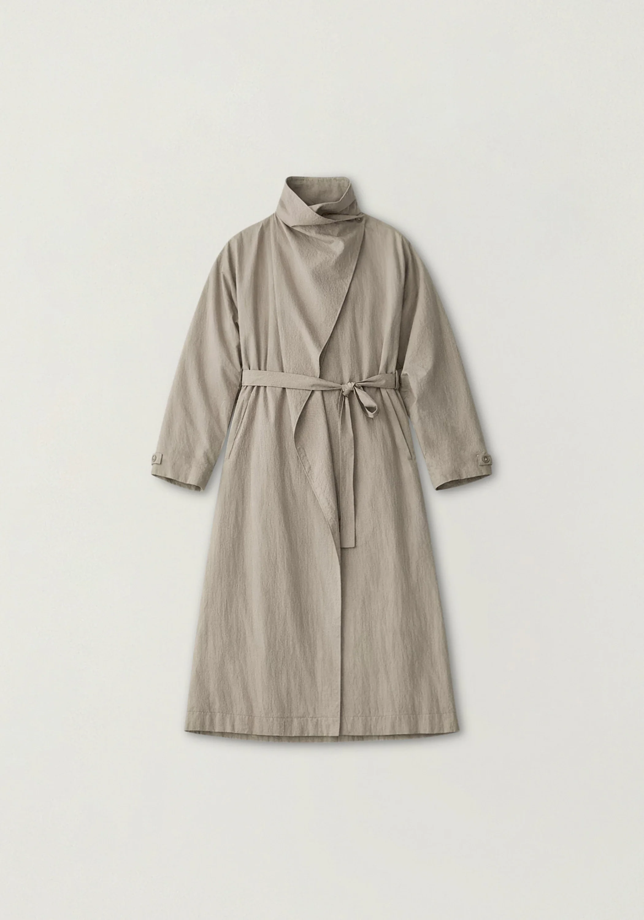 Batwing-sleeve Trench Coat - Image 2