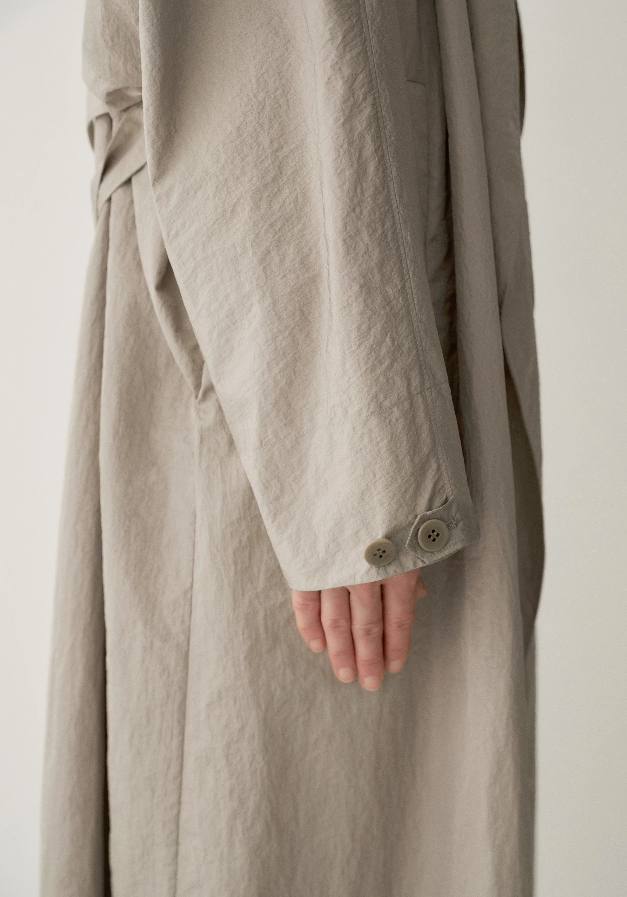 Batwing-sleeve Trench Coat - Image 9
