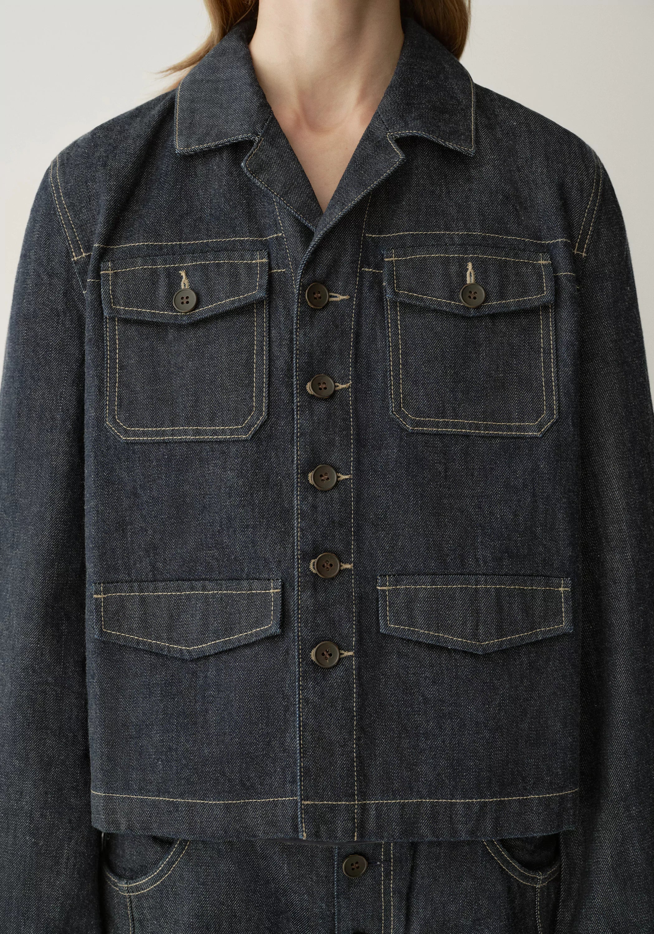 Okayama Pocket Denim Jacket - Image 9