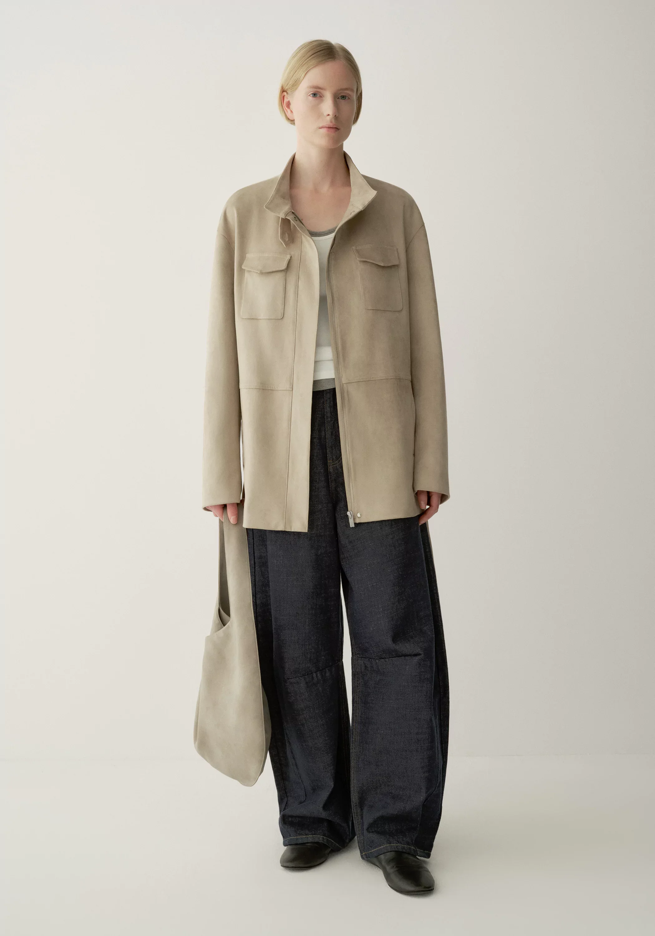 Suded-effect Pocket Jacket - Image 12