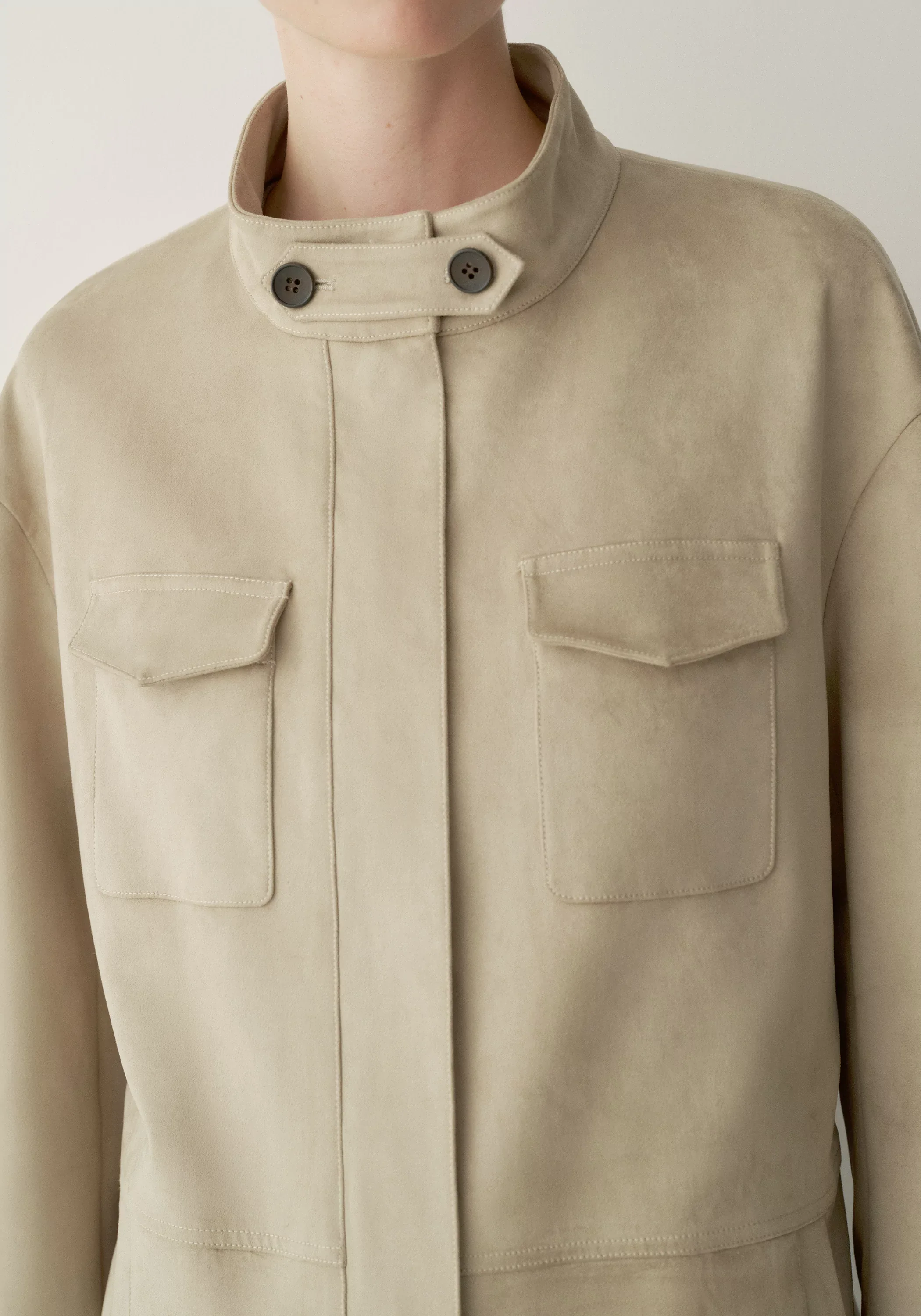Suded-effect Pocket Jacket - Image 15