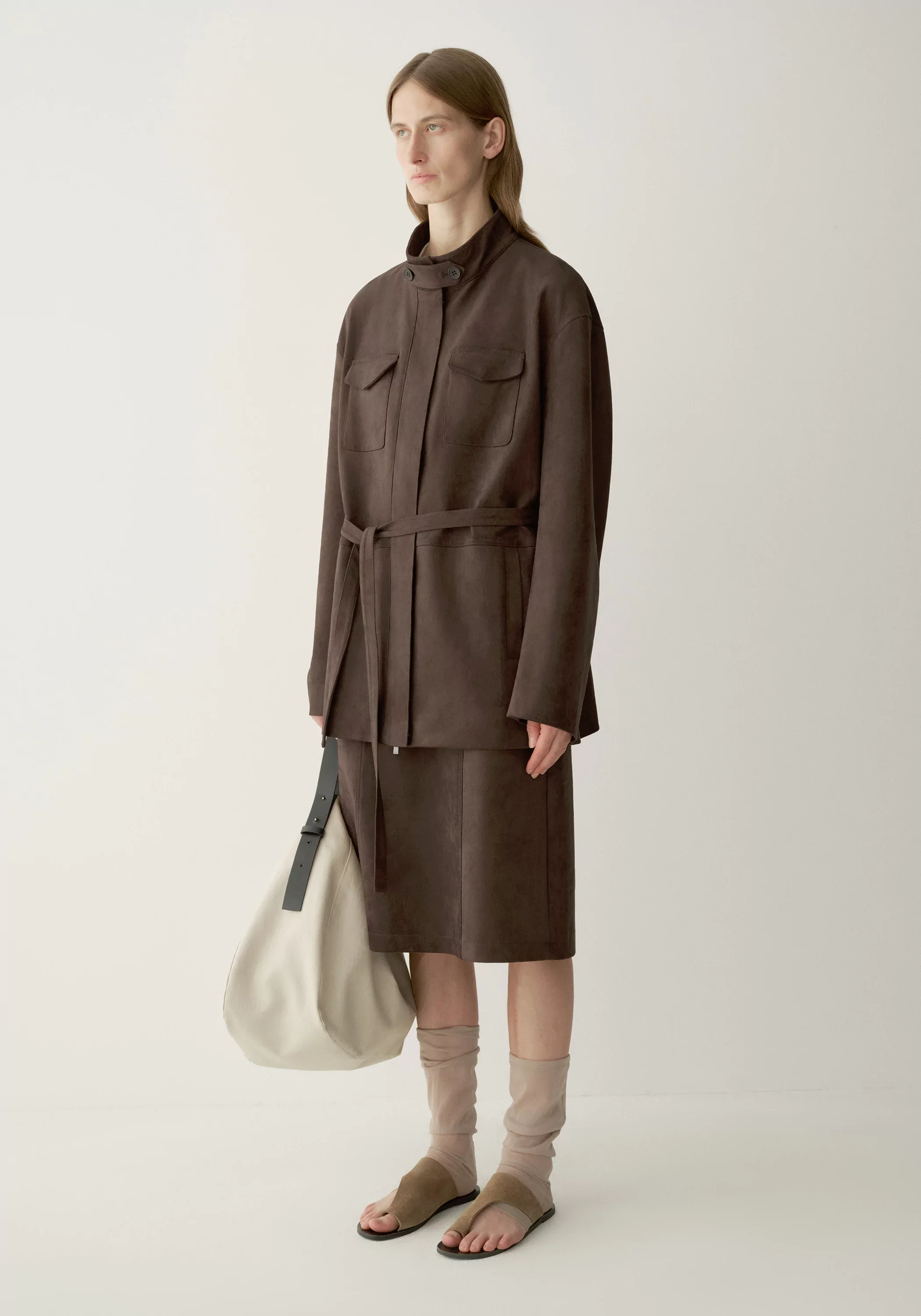 Suded-effect Pocket Jacket - Image 5