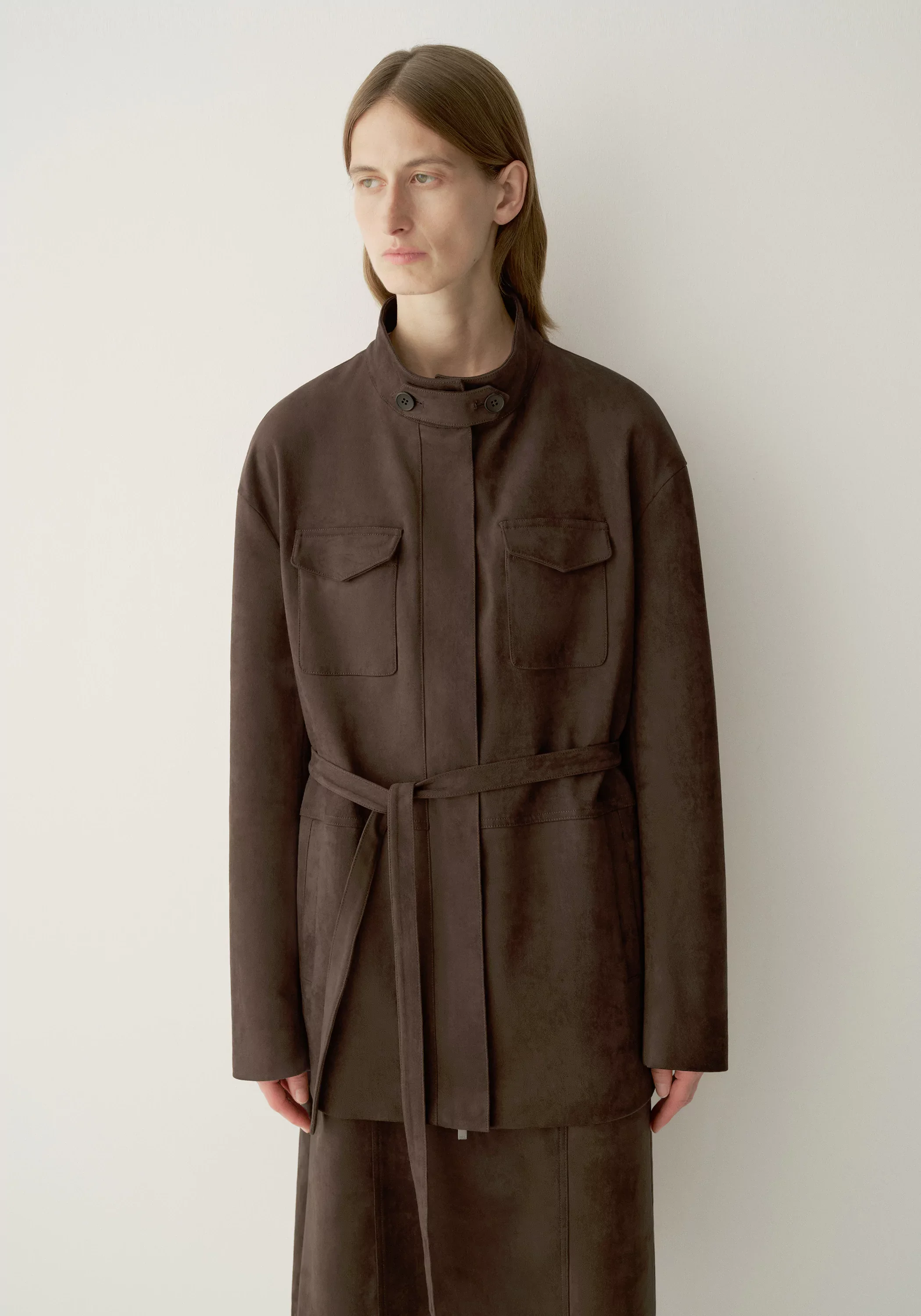 Suded-effect Pocket Jacket - Image 8
