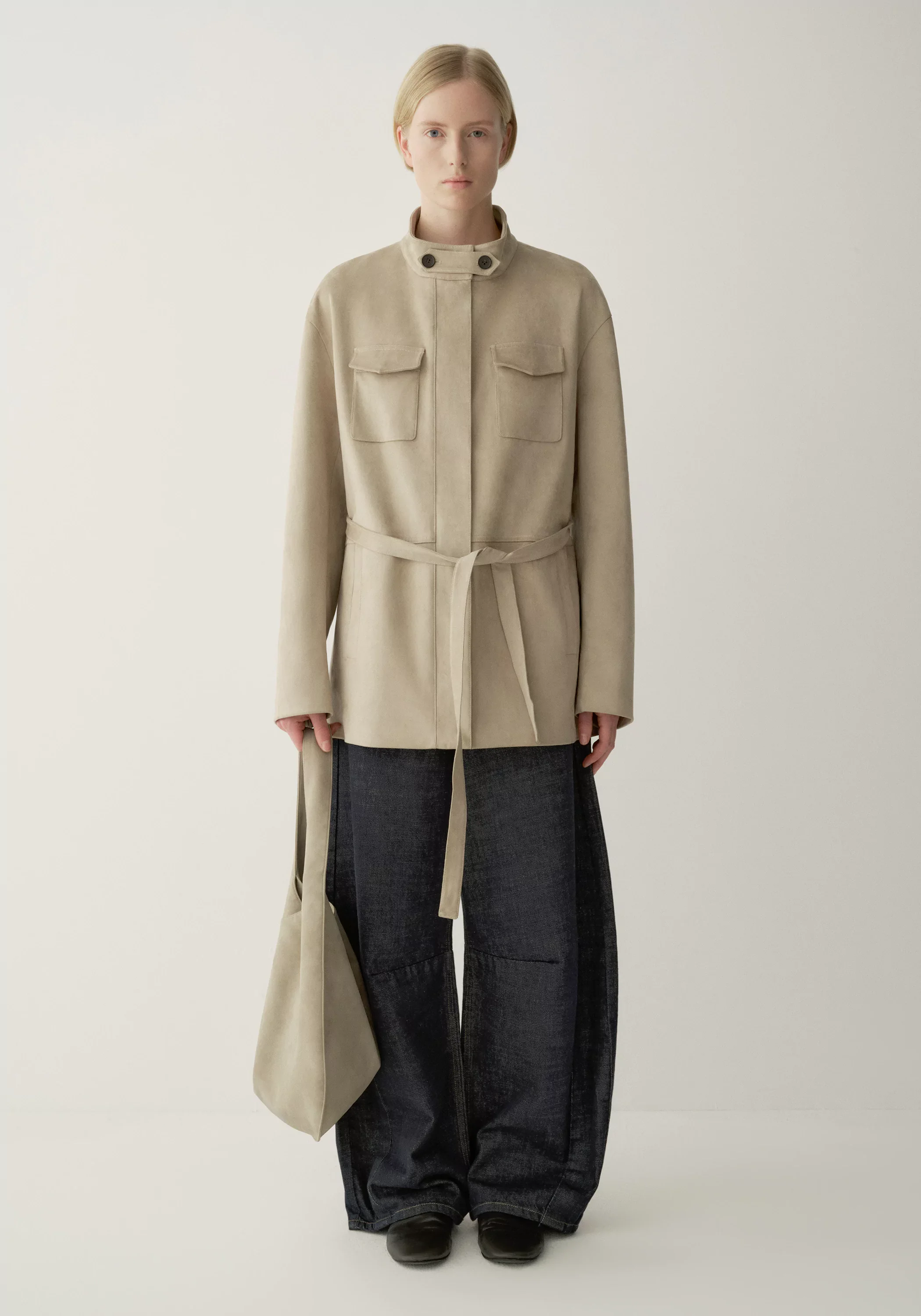 Suded-effect Pocket Jacket - Image 9