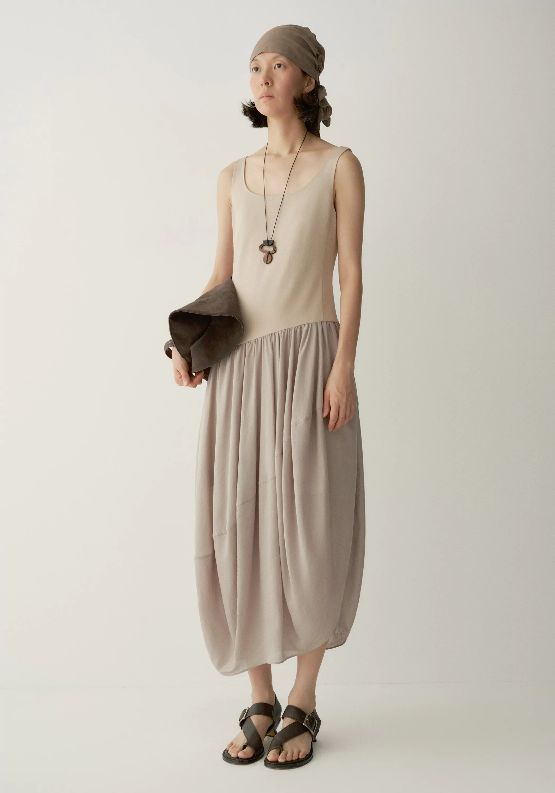 Gathered-panel Dress - Image 10