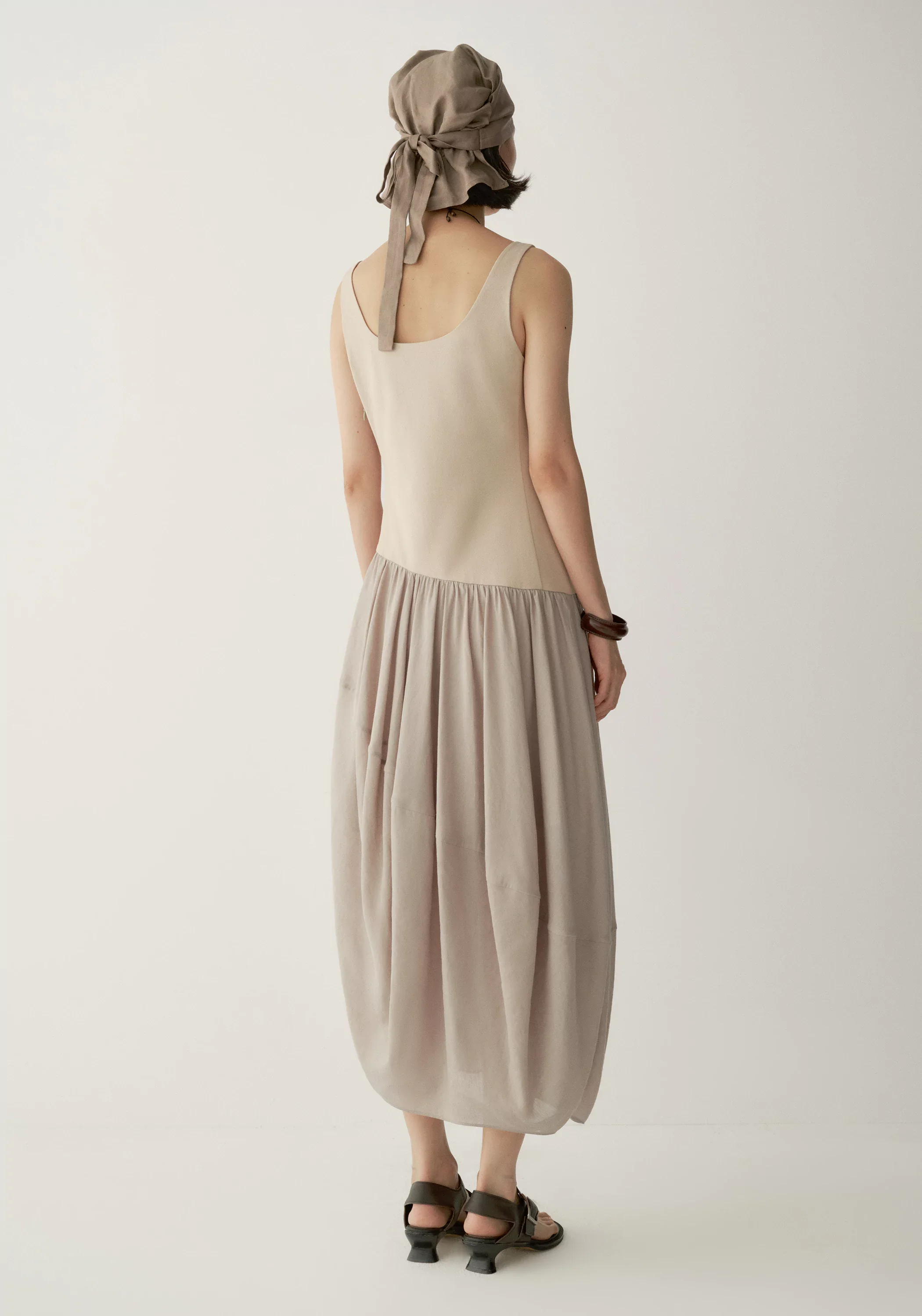 Gathered-panel Dress - Image 11