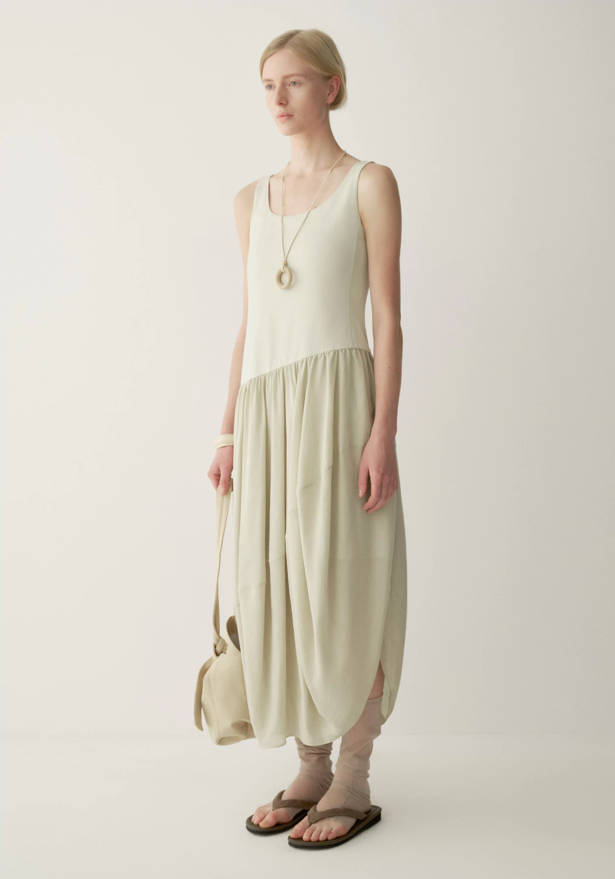 Gathered-panel Dress - Image 16