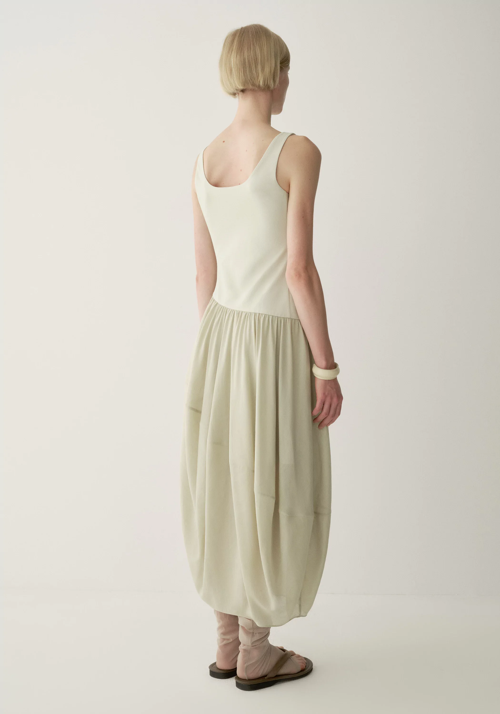 Gathered-panel Dress - Image 17