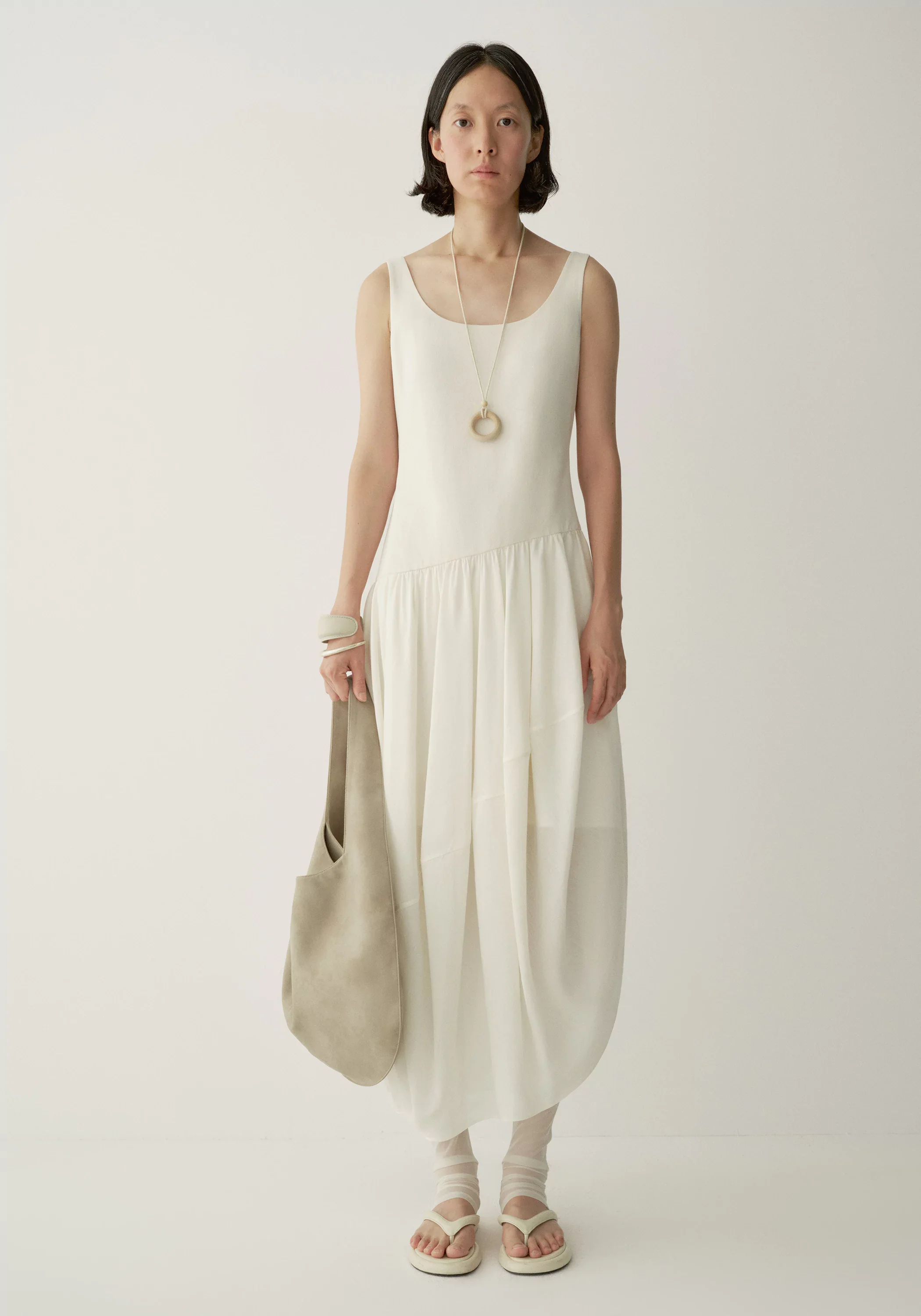 Gathered-panel Dress - Image 23