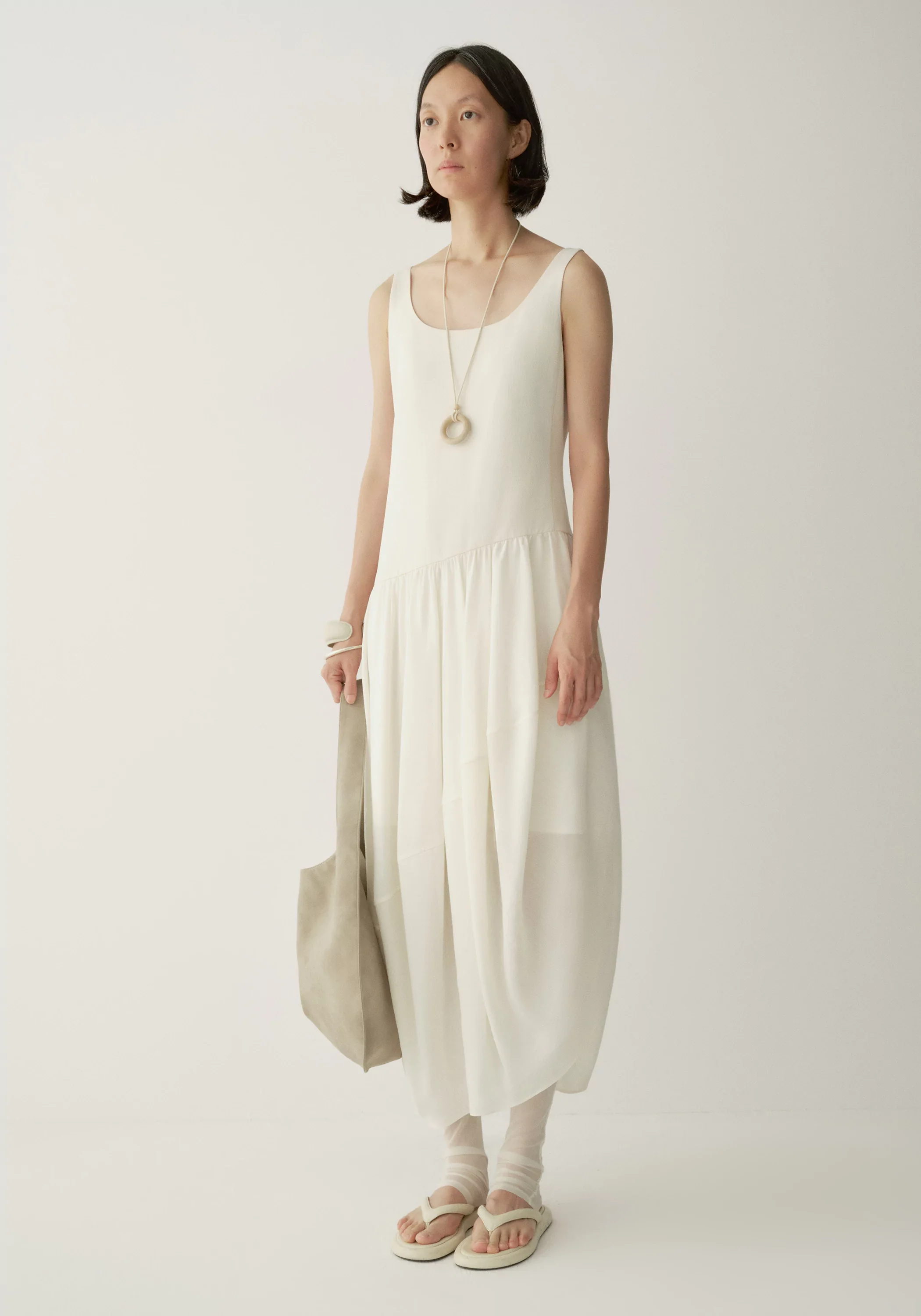 Gathered-panel Dress - Image 24