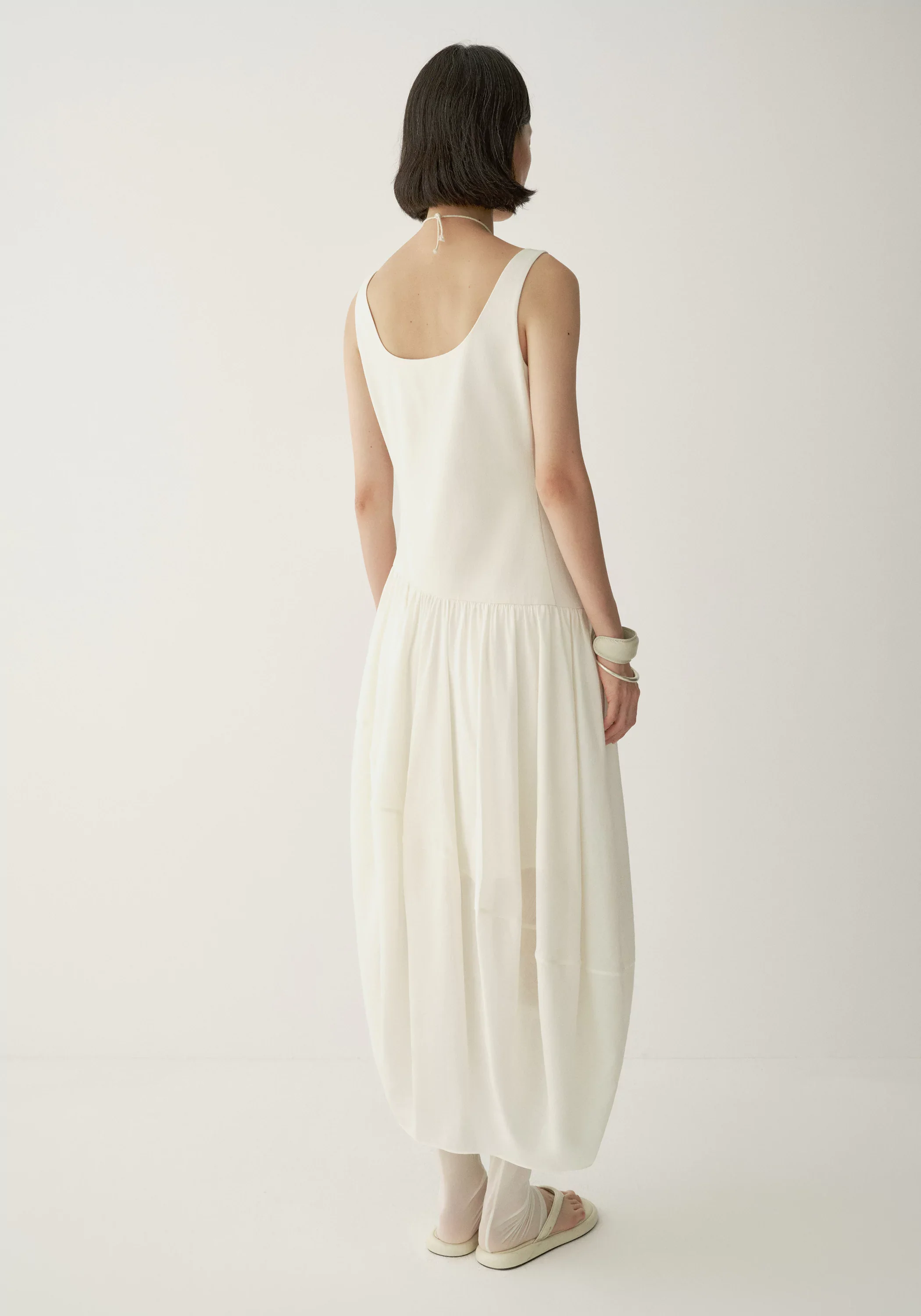 Gathered-panel Dress - Image 25