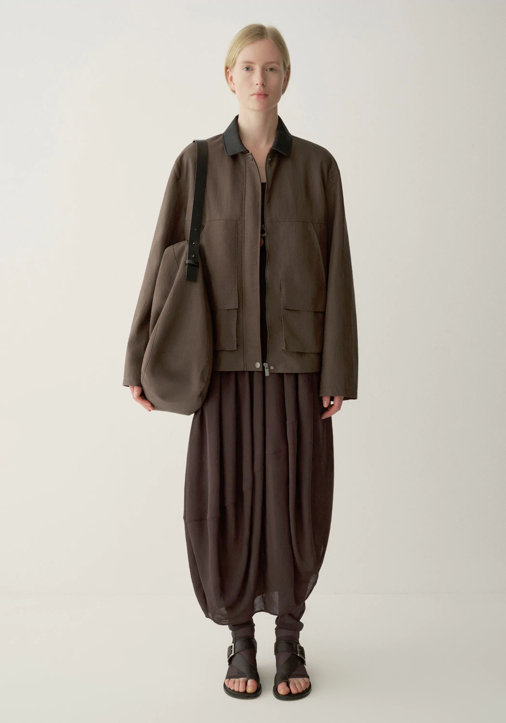 Gathered-panel Dress - Image 5