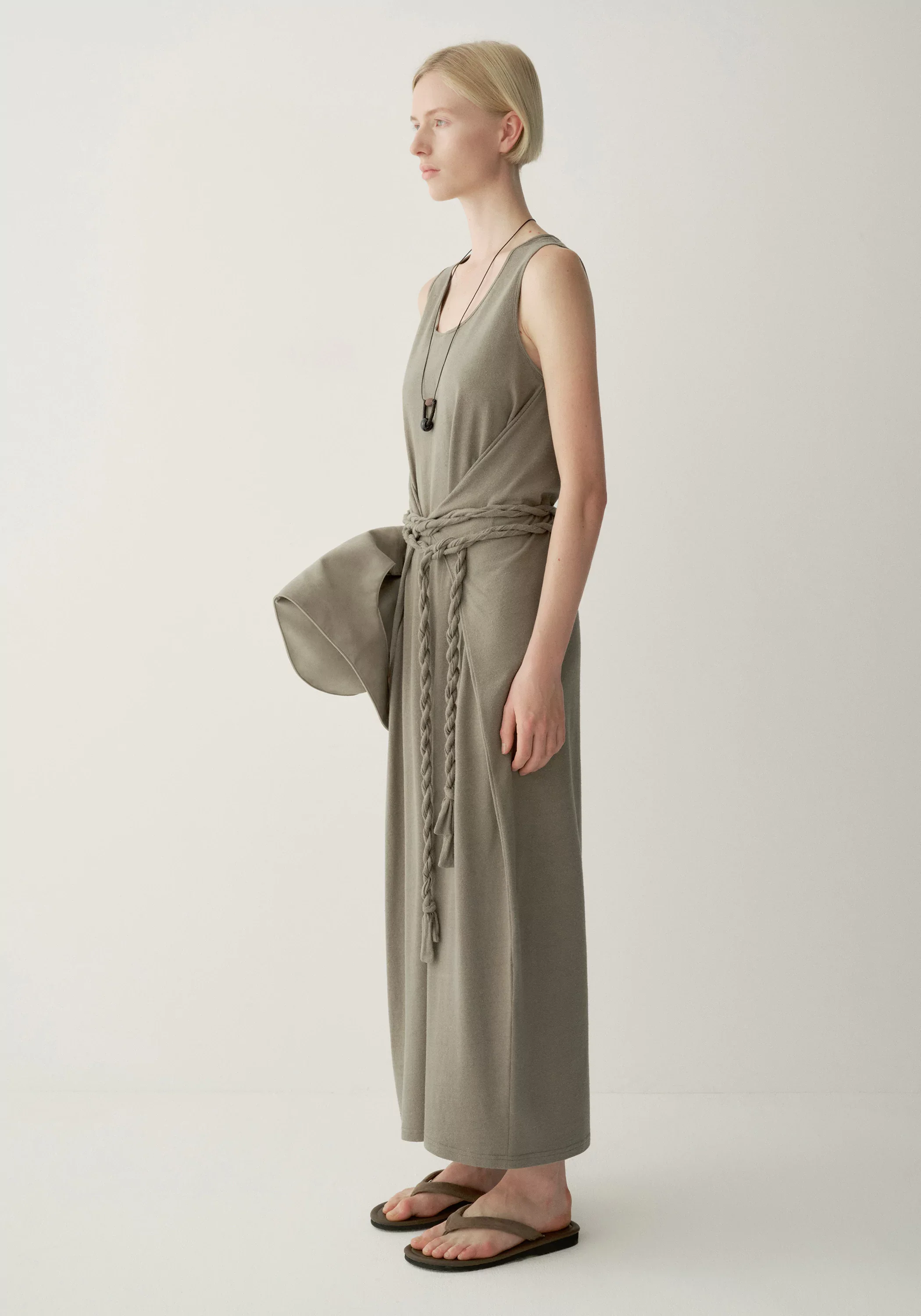 Silk Knot-waist Dress - Image 12