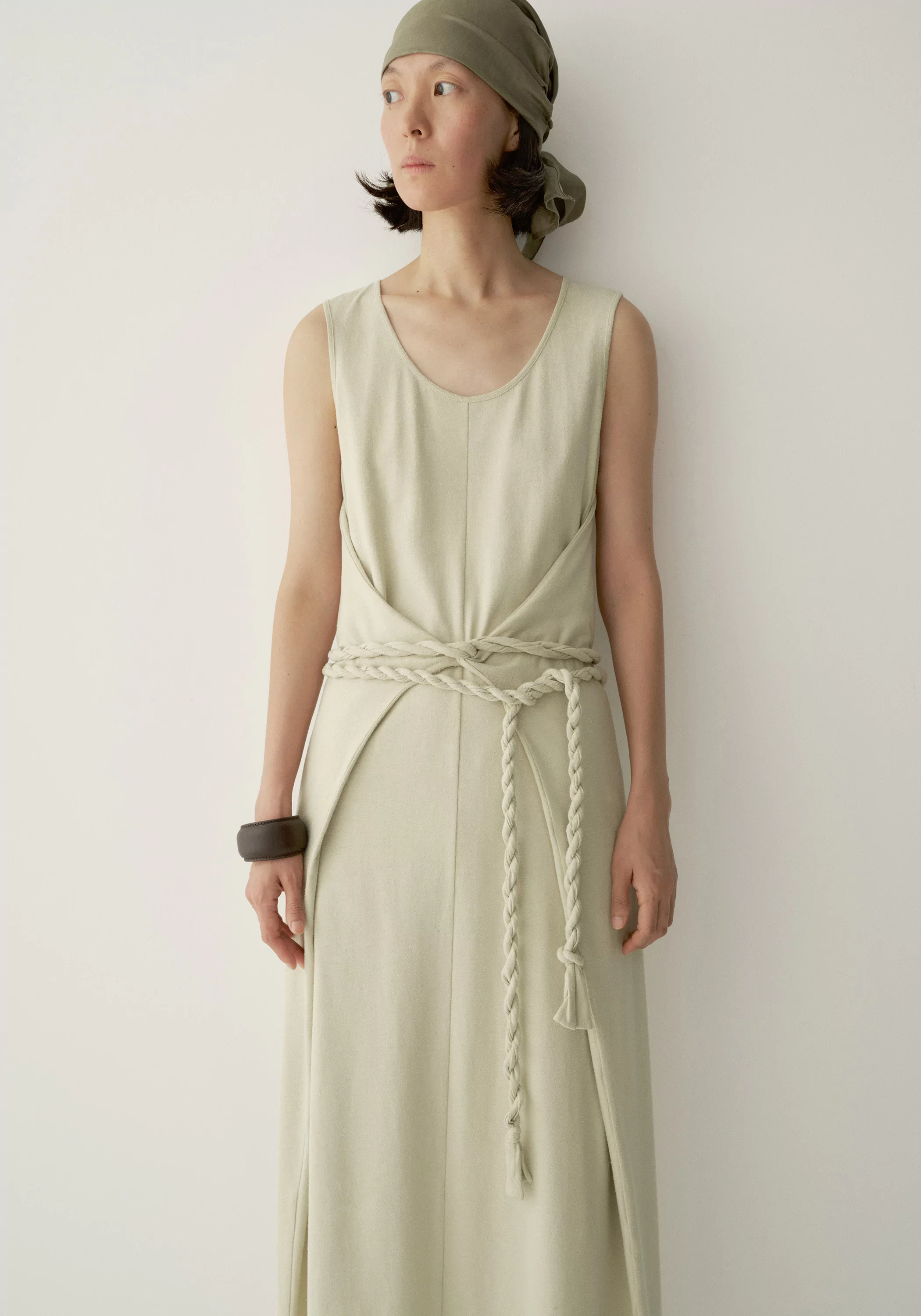 Silk Knot-waist Dress - Image 5