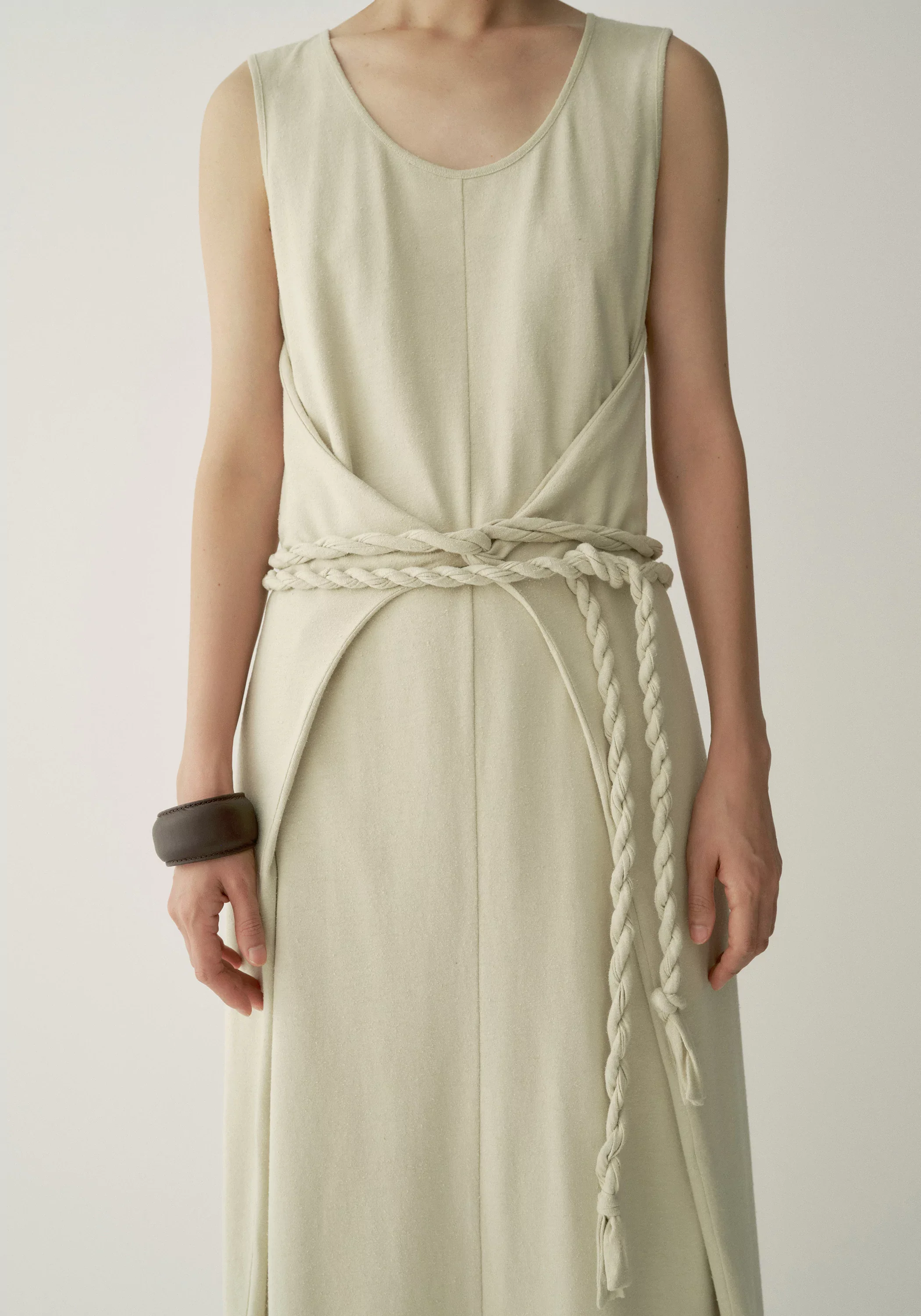 Silk Knot-waist Dress - Image 8