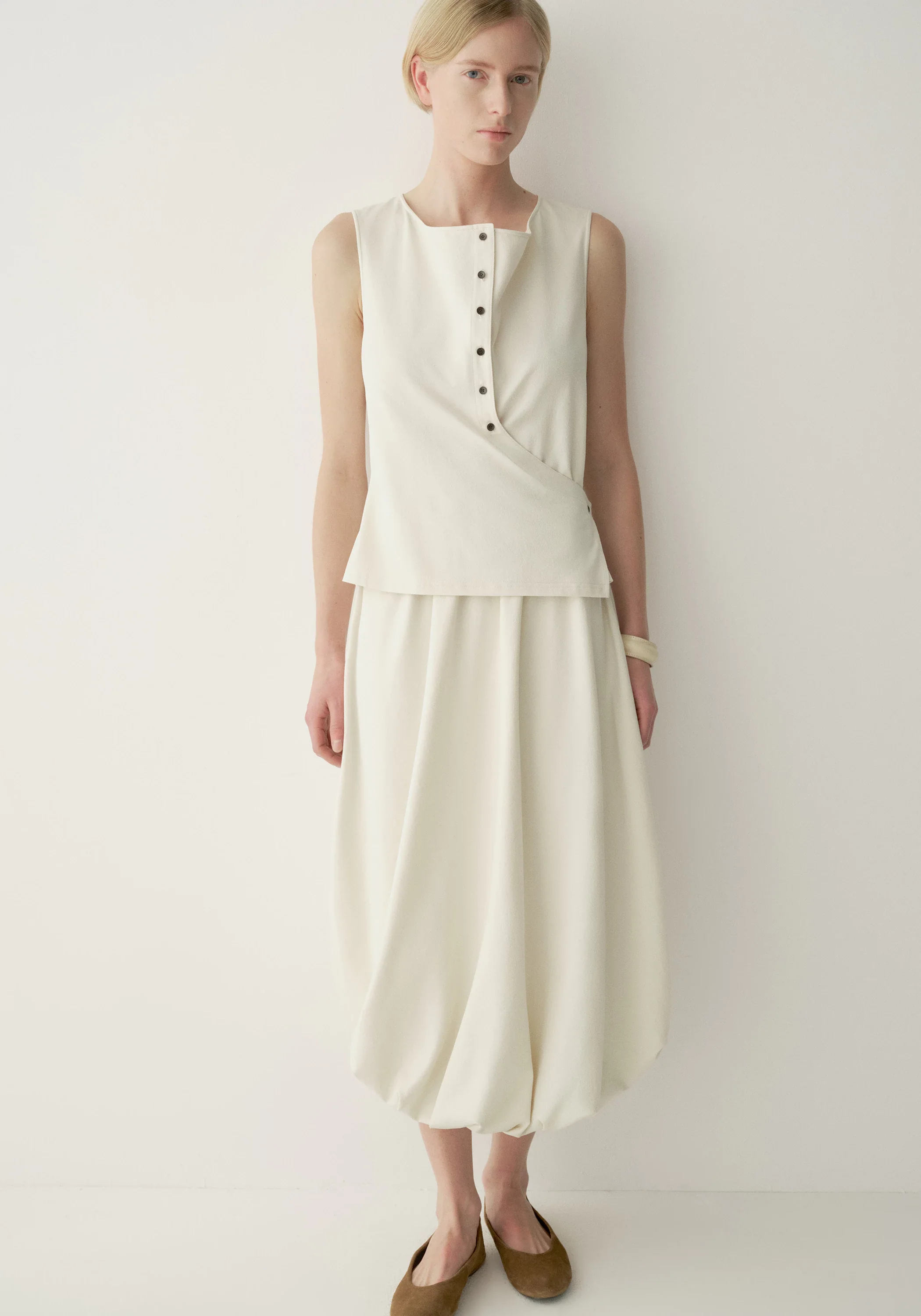 Asymmetric Floral Dress - Image 11