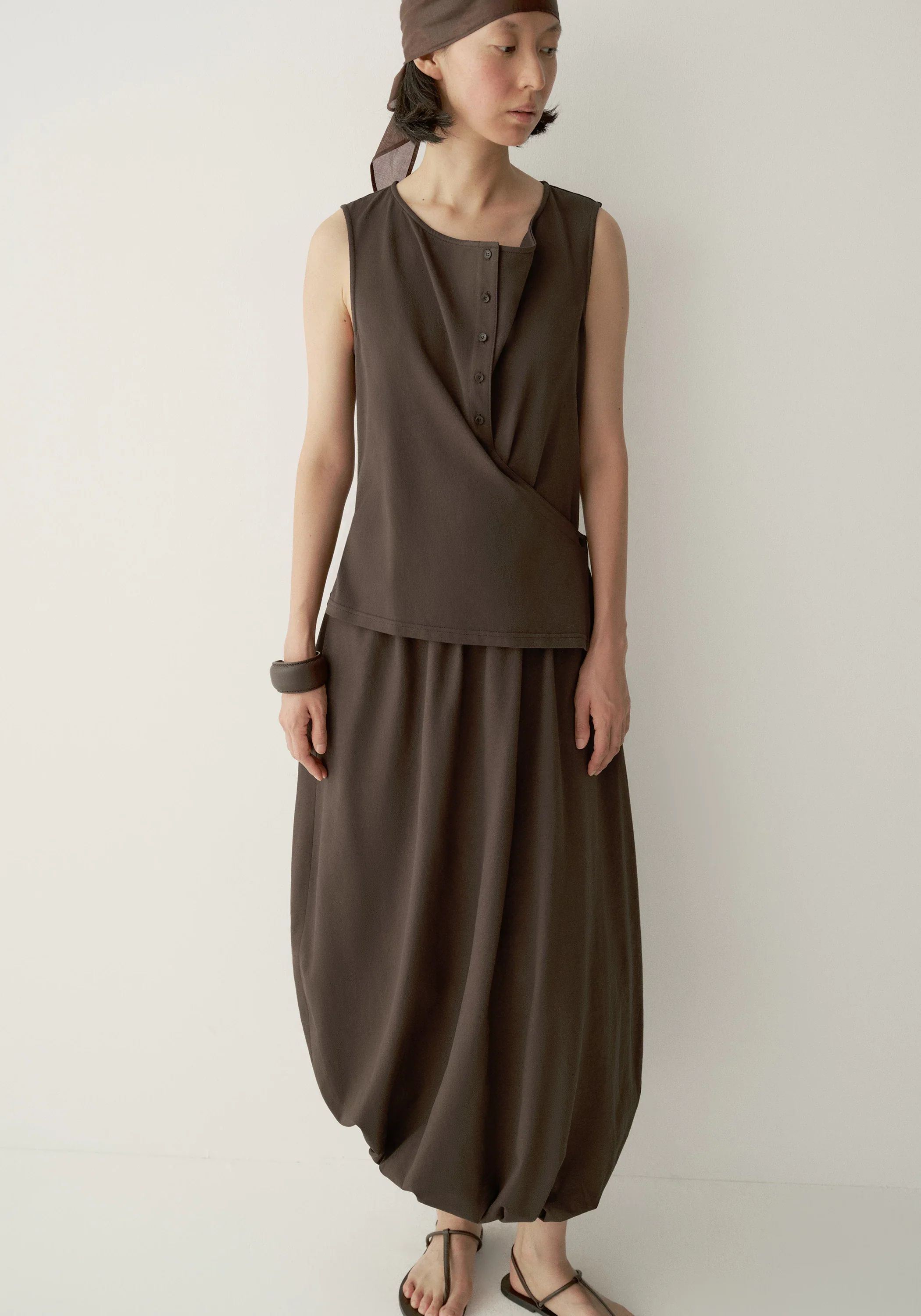 Asymmetric Floral Dress - Image 5