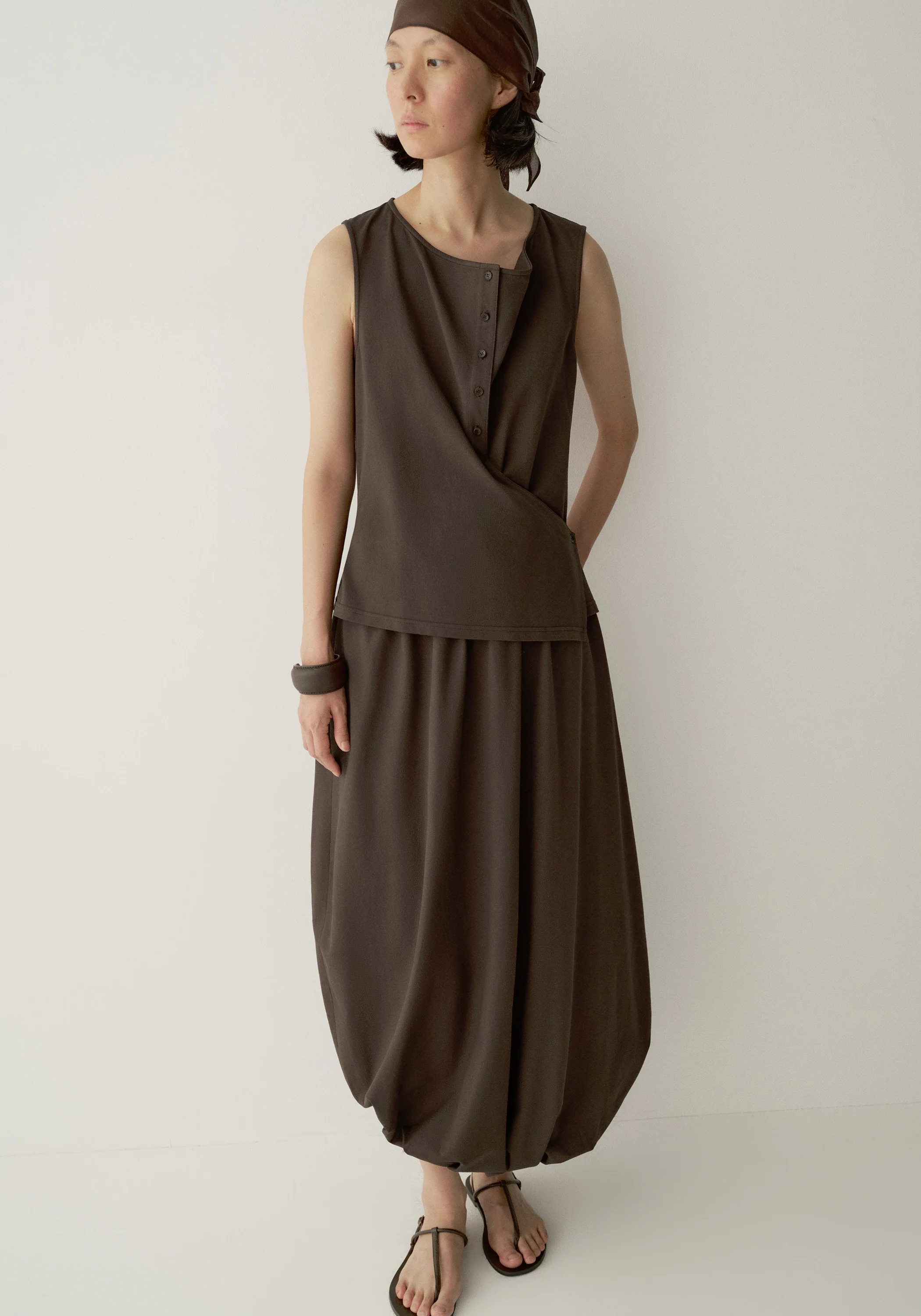 Asymmetric Floral Dress - Image 6