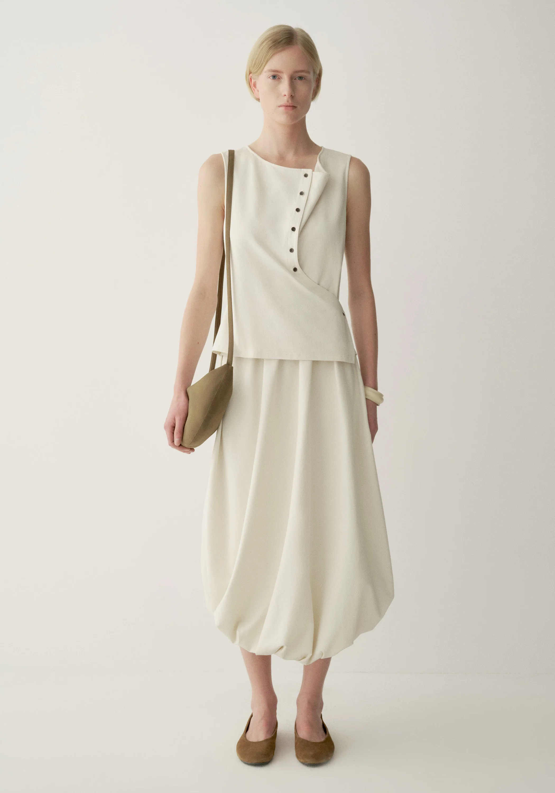 Asymmetric Floral Dress - Image 8