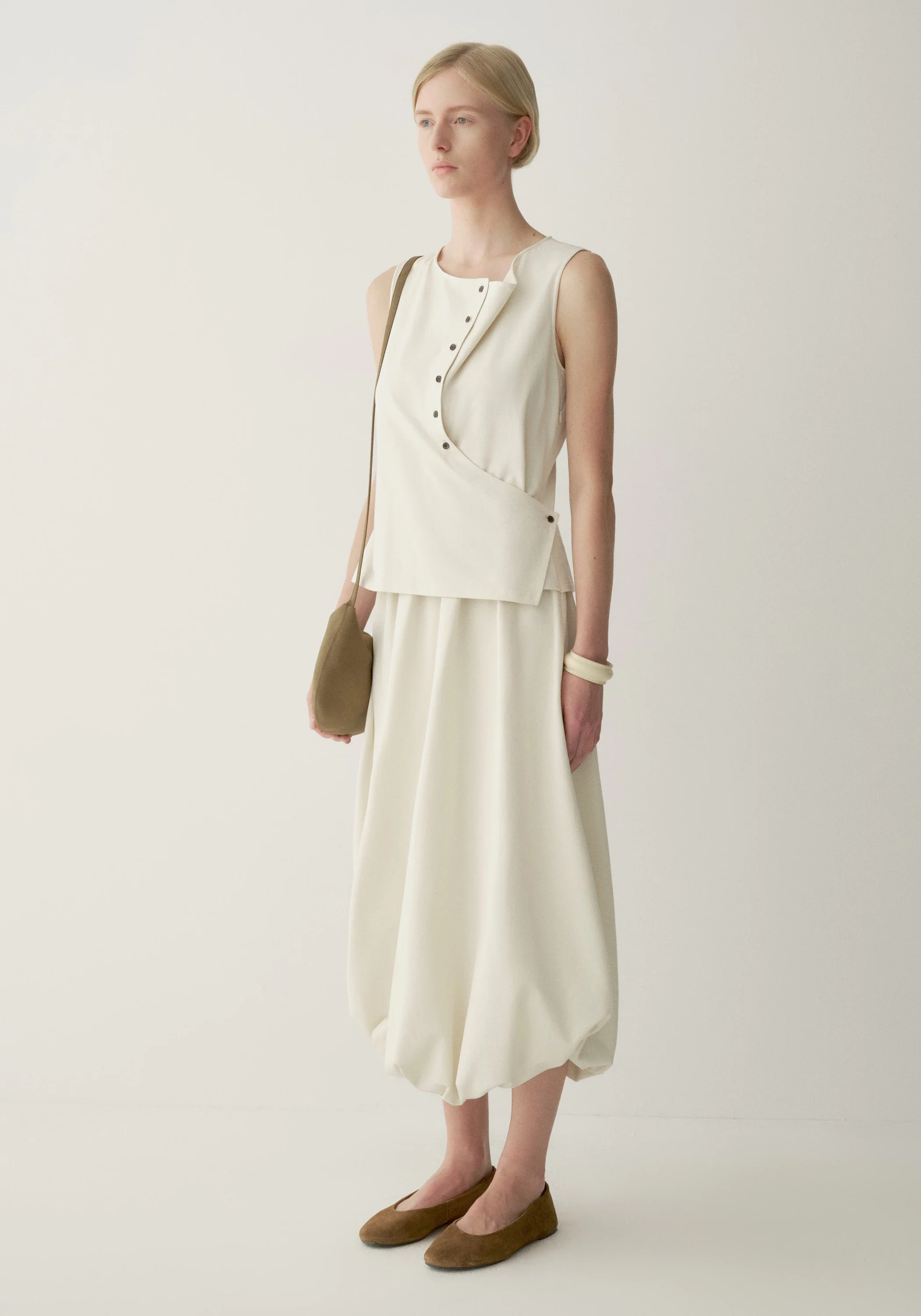 Asymmetric Floral Dress - Image 9