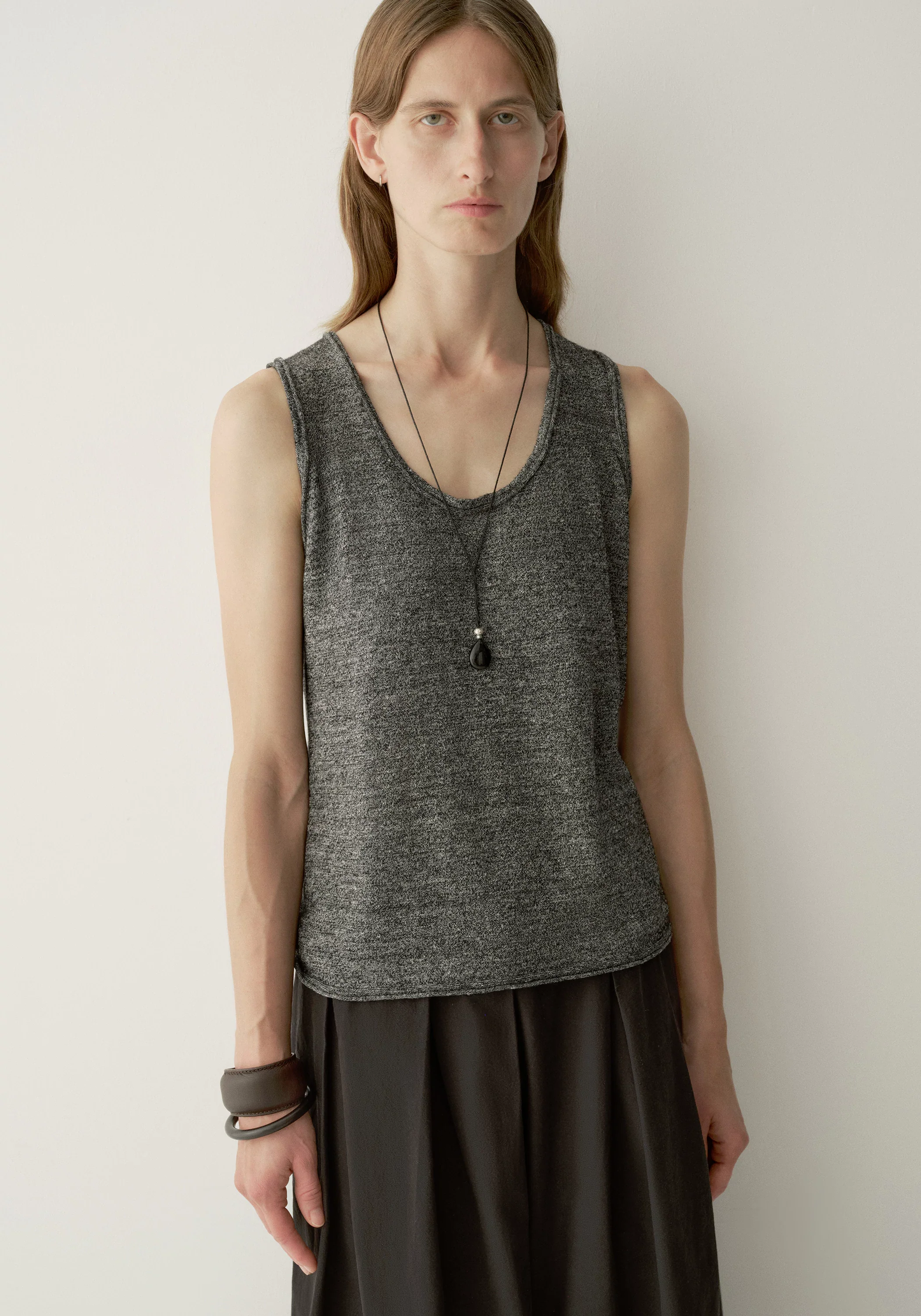 Merino-linen Knit Vest - Image 7