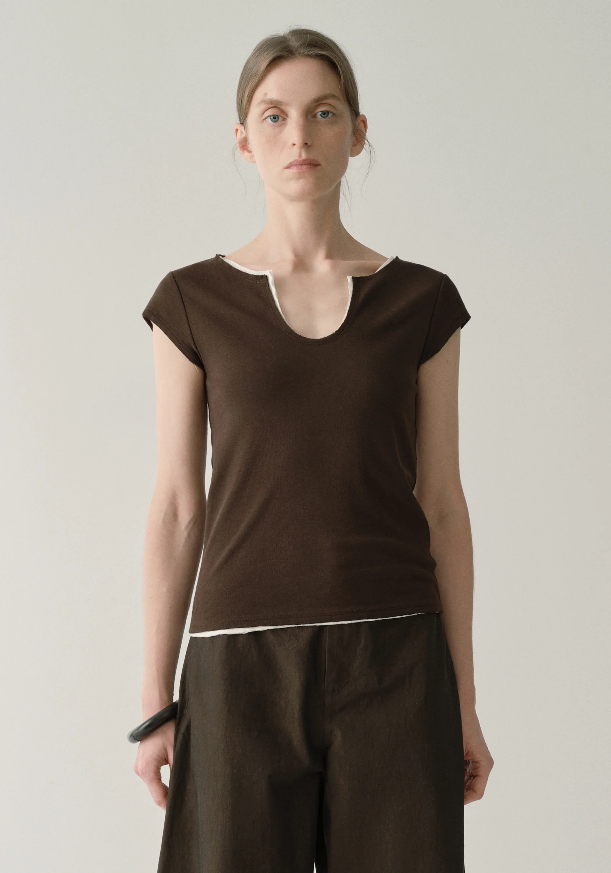 U-neck Knitted T-shirt