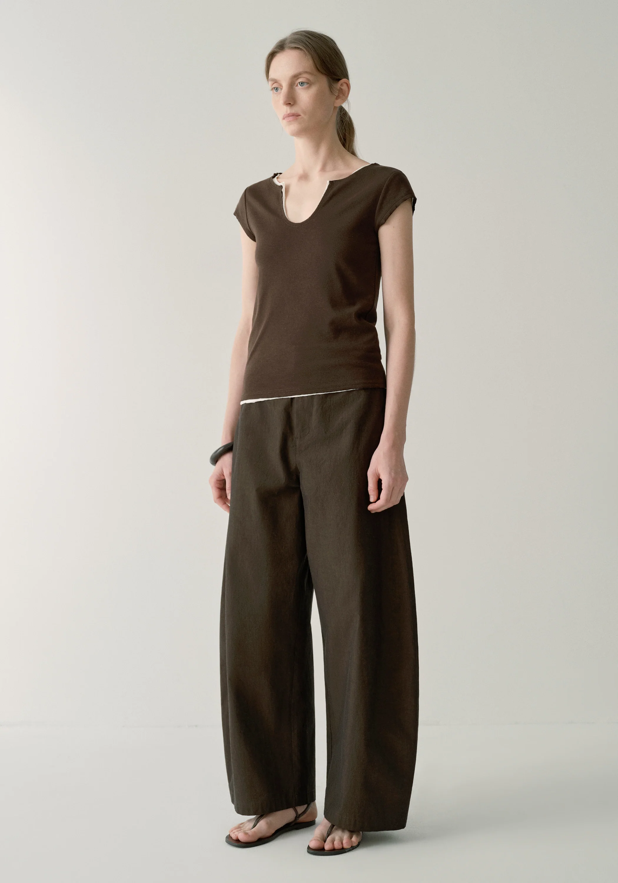 U-neck Knitted T-shirt - Image 4