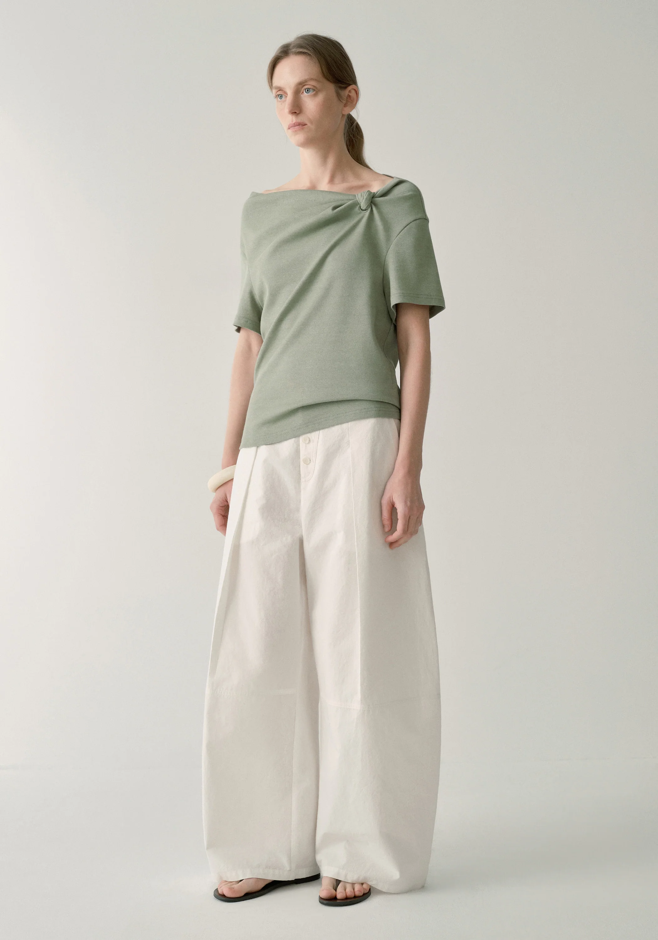 Twist-detail T-shirt - Image 20