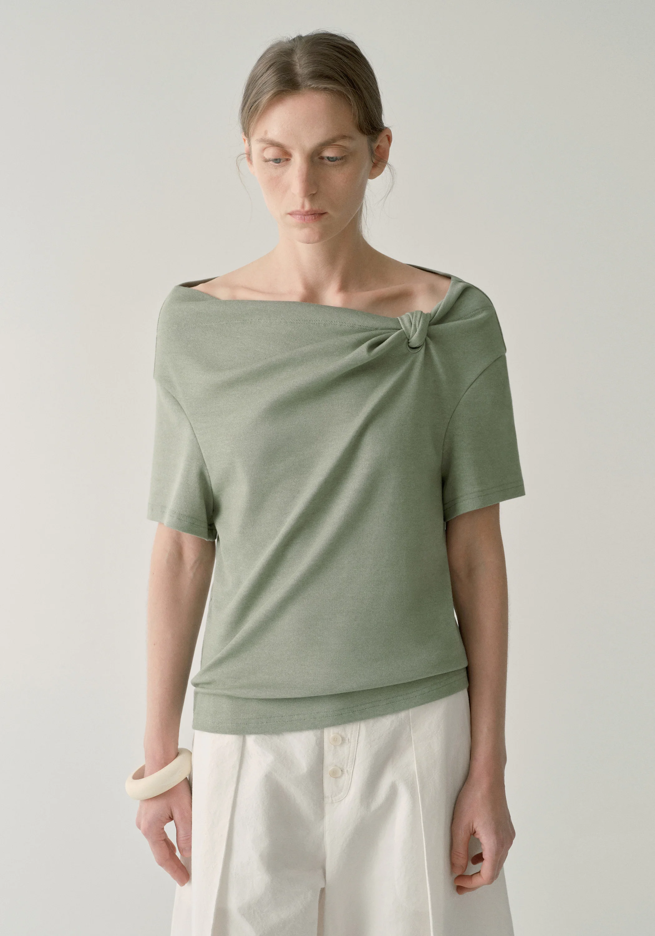 Twist-detail T-shirt - Image 21