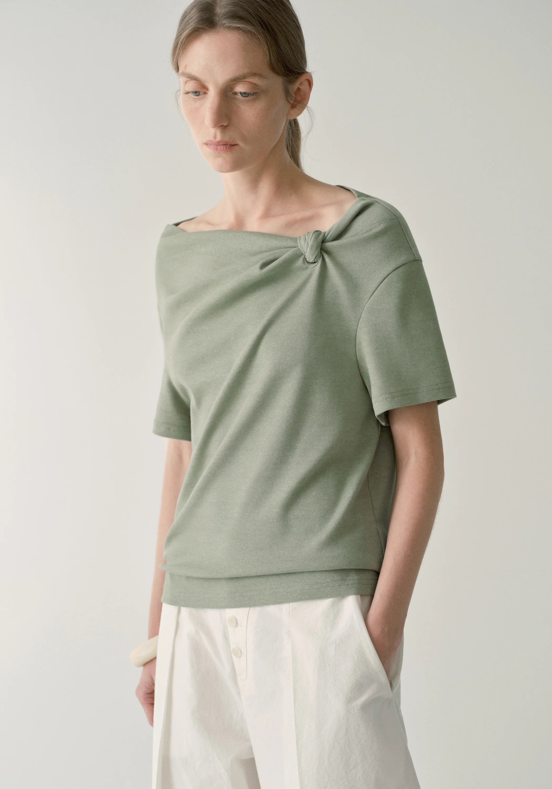 Twist-detail T-shirt - Image 22
