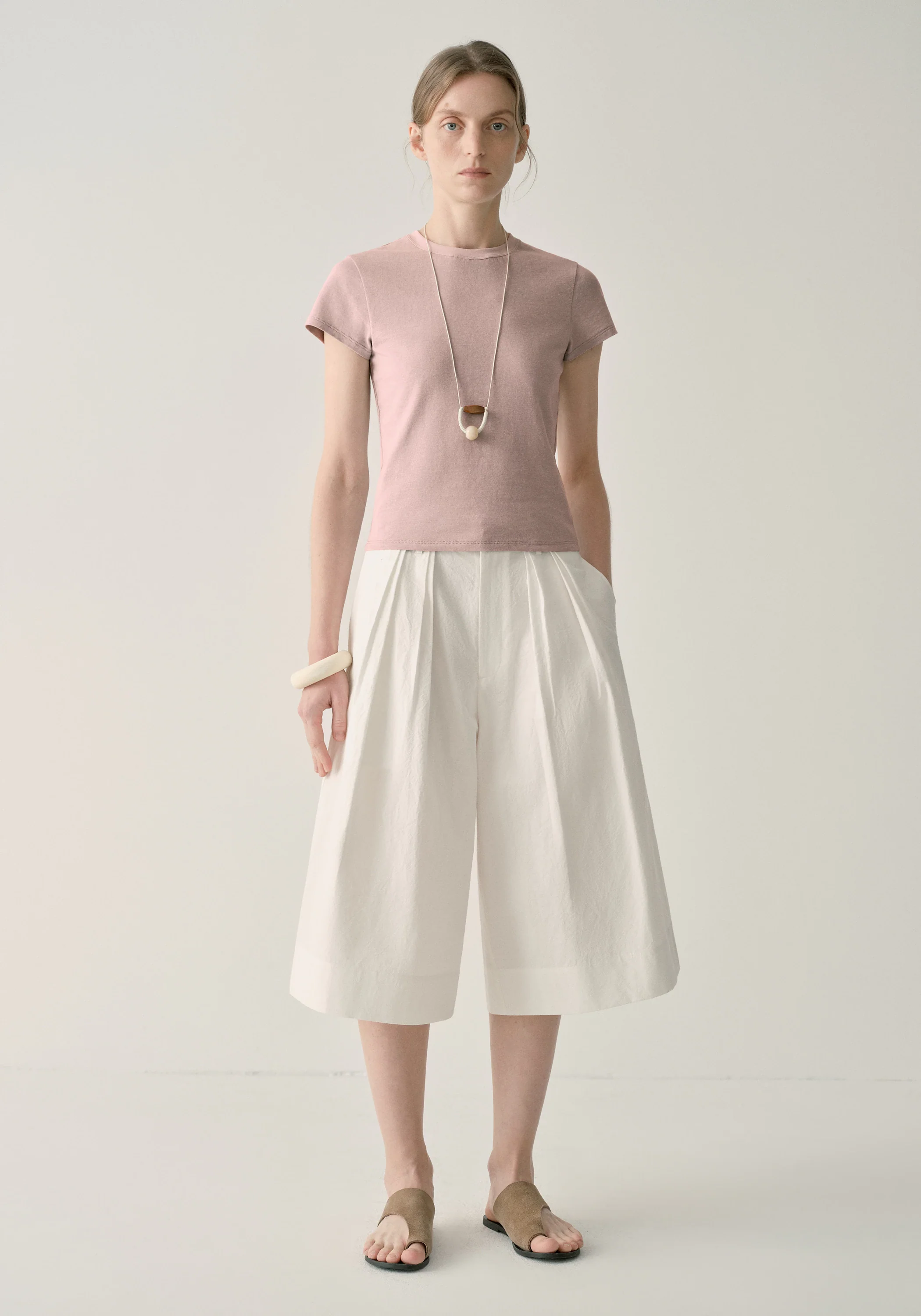 Cap-sleeved T-shirt - Image 24