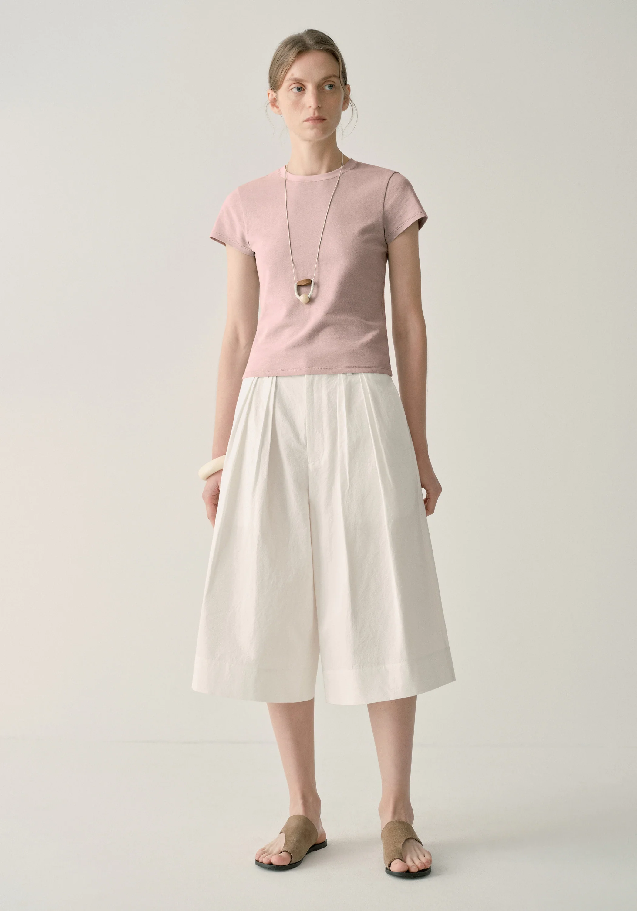 Cap-sleeved T-shirt - Image 25